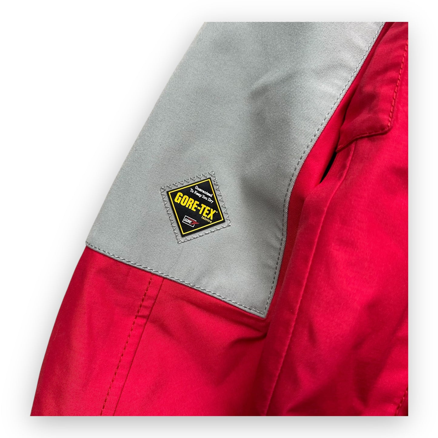Jacket Prada Sport Gore-Tex Ski Red Grey vintage (M)