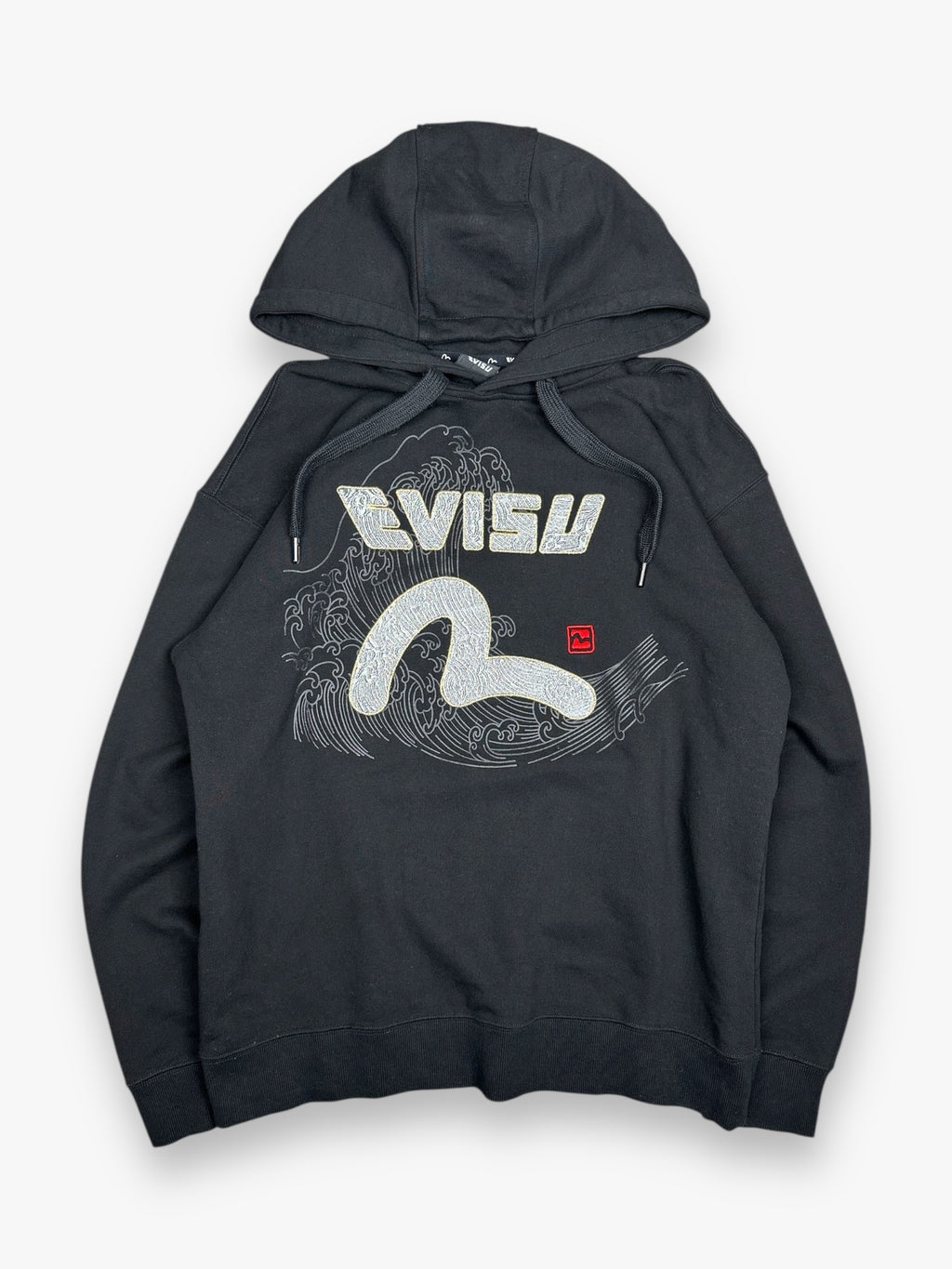 Sweatshirt Hoodie Evisu Wave Gold
