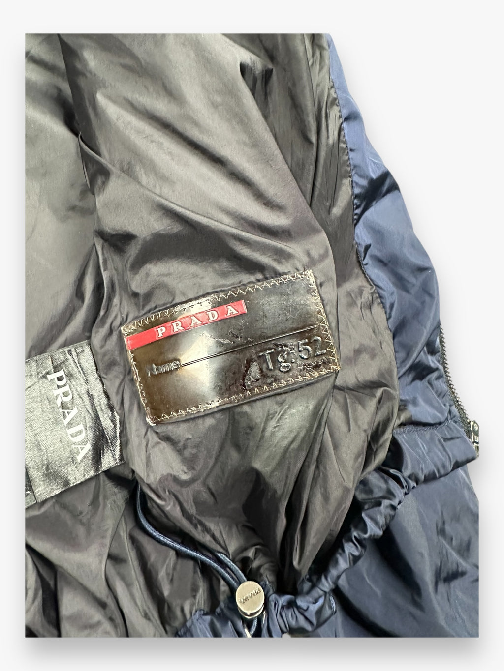 Jacket Prada Nylon Navy AW14