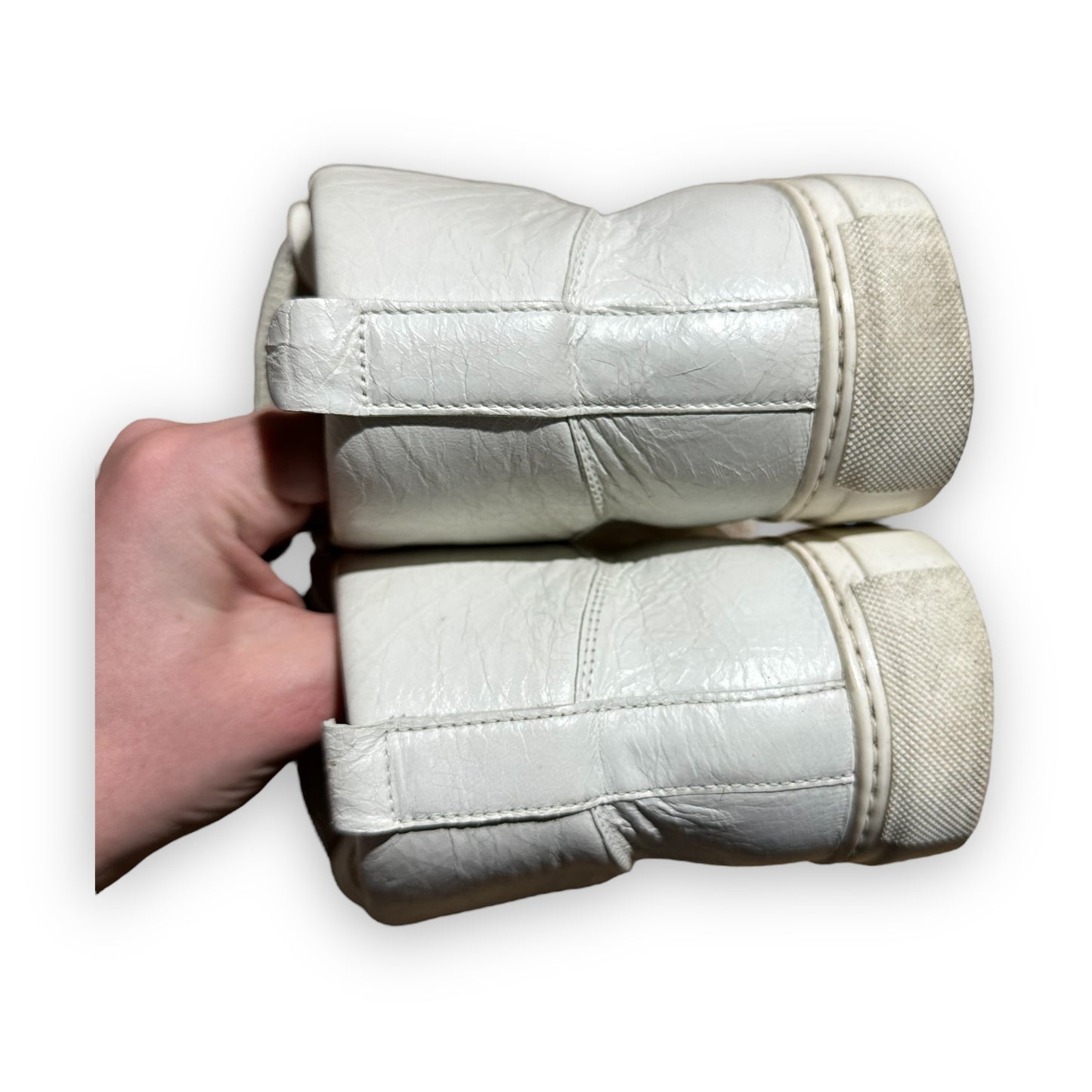 EU43 - US9.5 - UK8.5 • Balanciaga Arena High Leather White