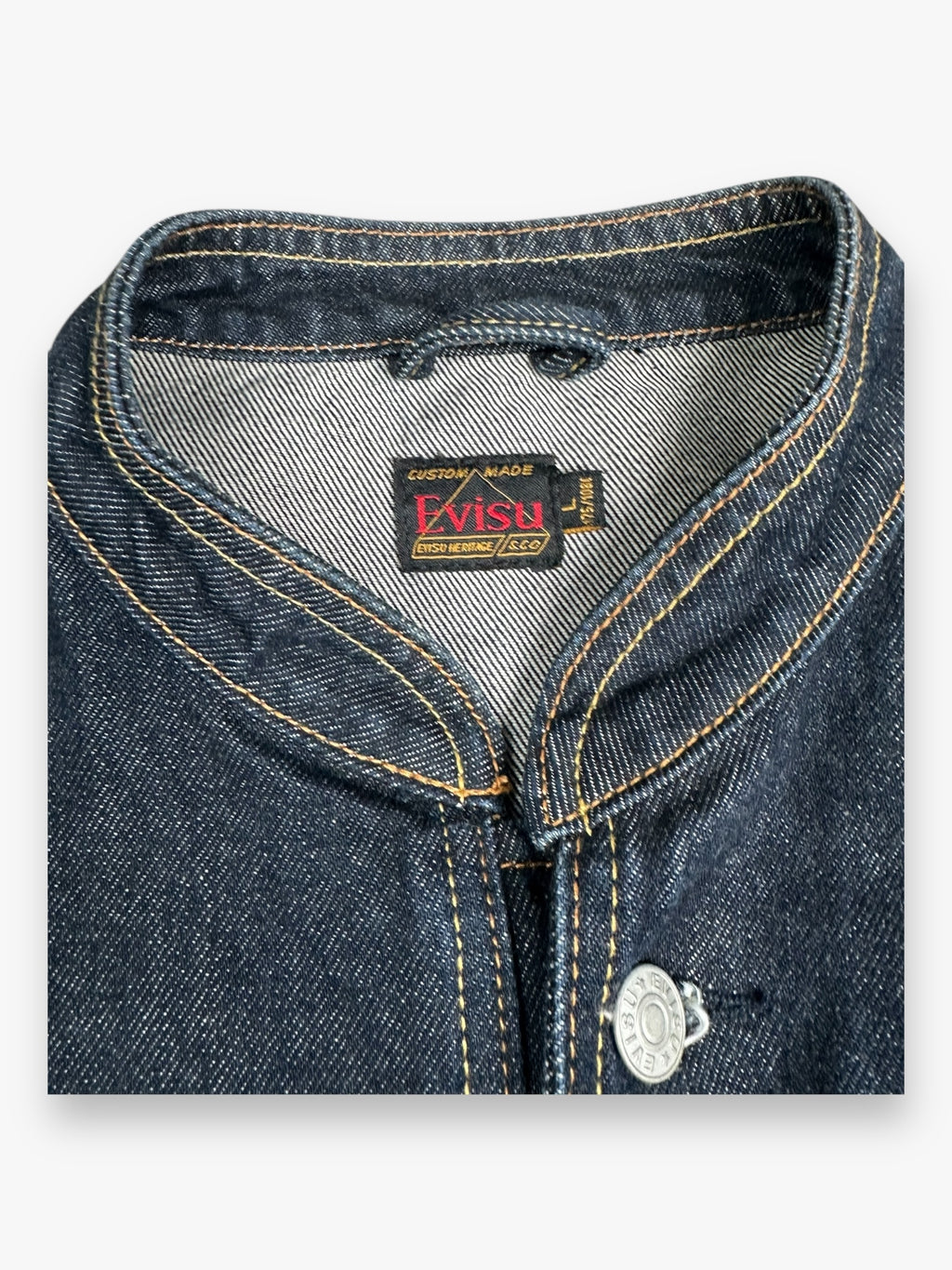 Evisu RARE Japanese Denim Jacket Brut
