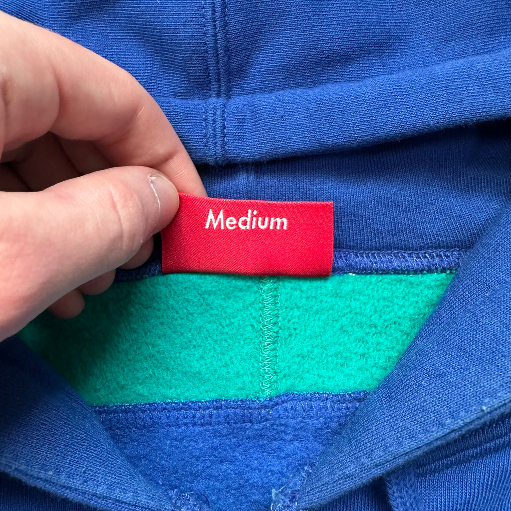 Supreme Color Royal Zip Hoodie Sweatshirt SS20