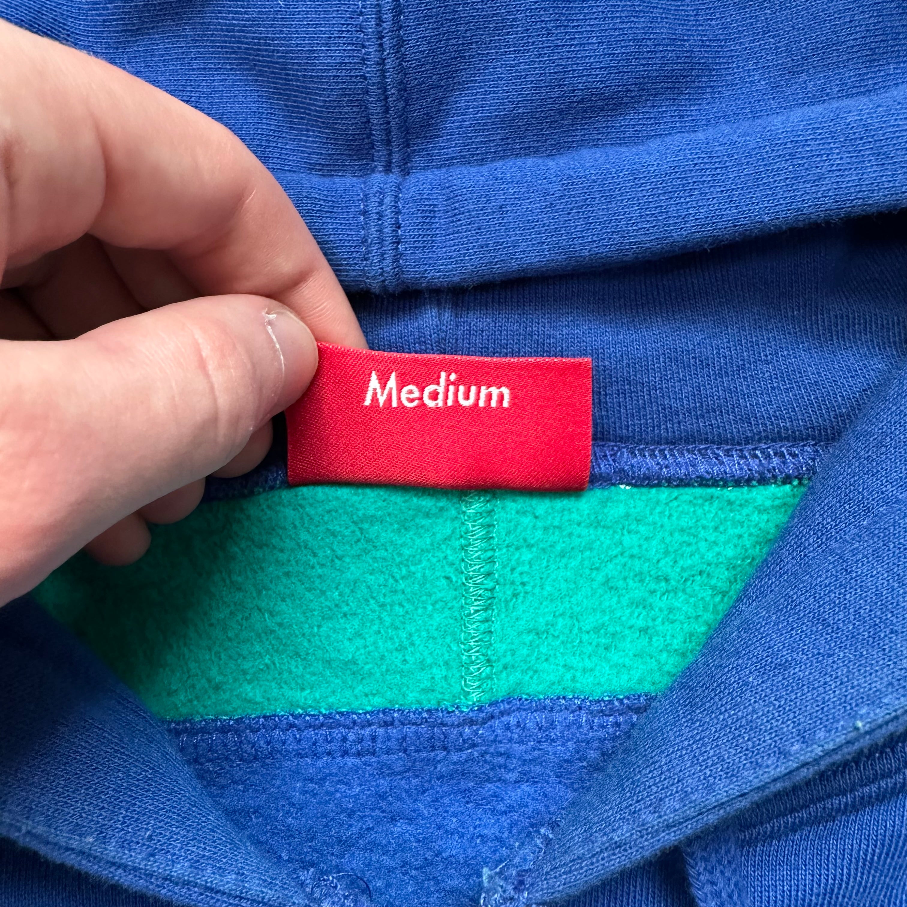 Supreme Color Royal Zip Hoodie Sweatshirt SS20