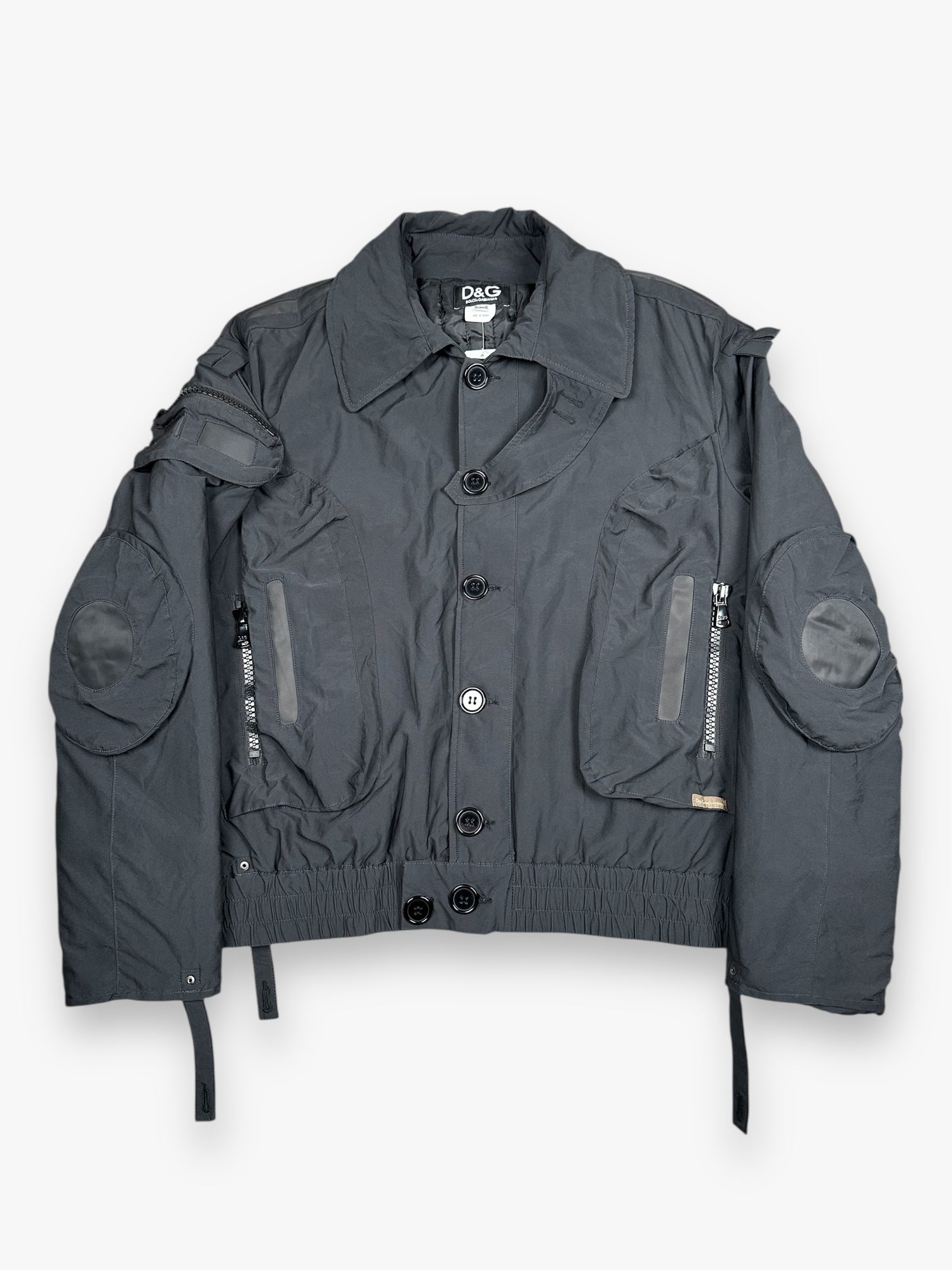 Jacket Dolce & Gabbana Aviator Bomber Goggle Black AW2003