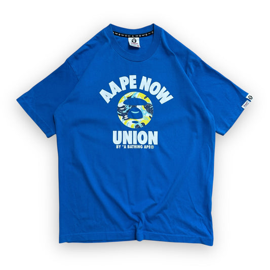 Tee BAPE AAPE Now Union Blue (S)