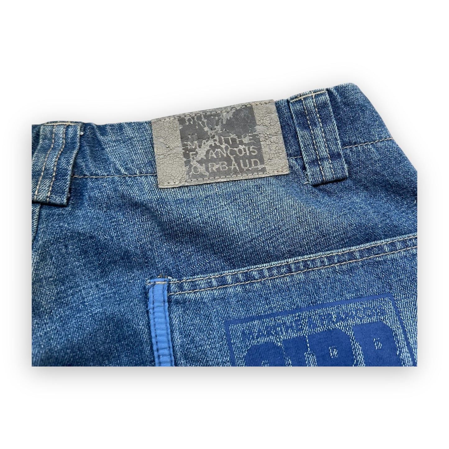 Jort MFG Marithe François Girbaud Scratch Blue (L)