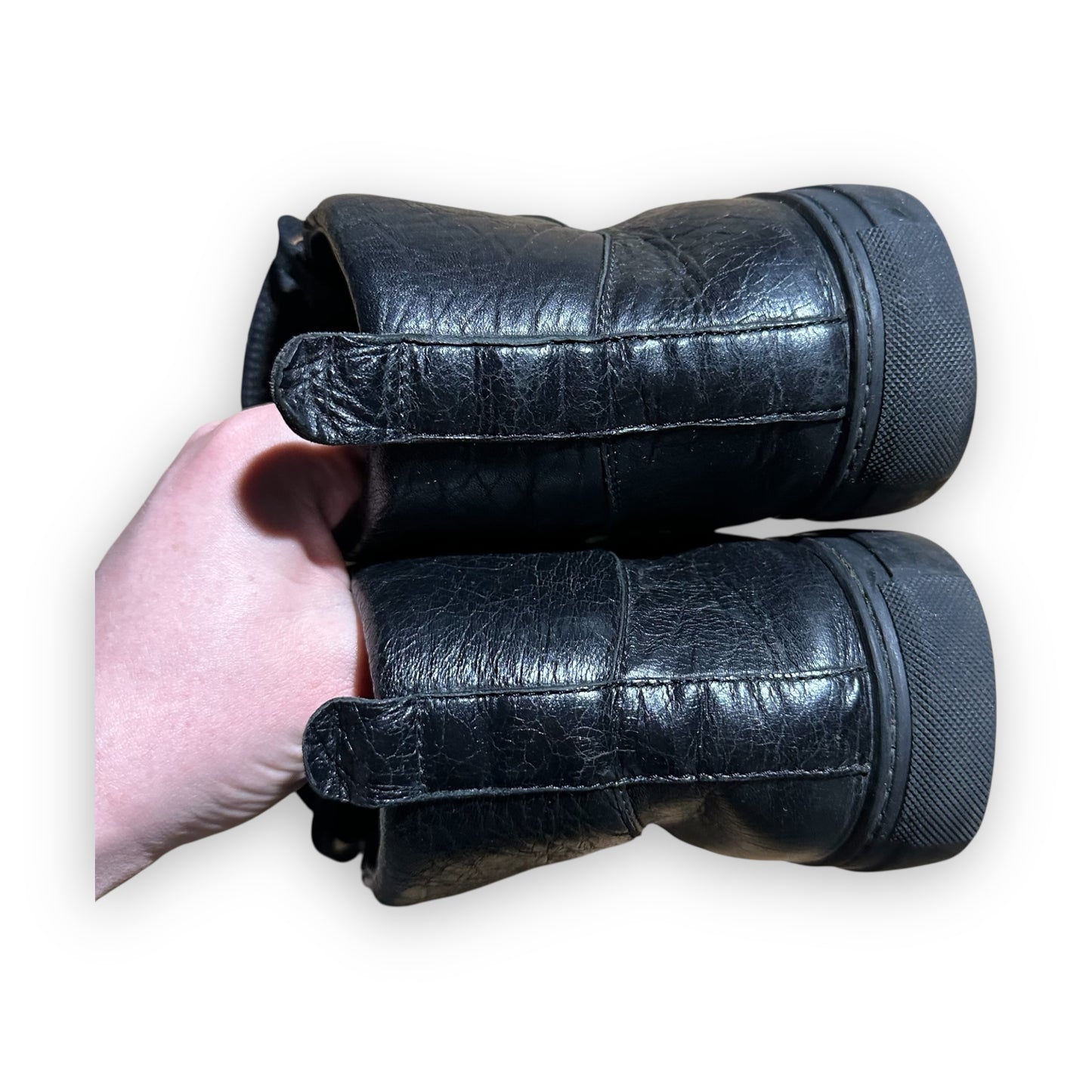 EU46 - US12 - UK11 • Balanciaga Arena High Leather Black