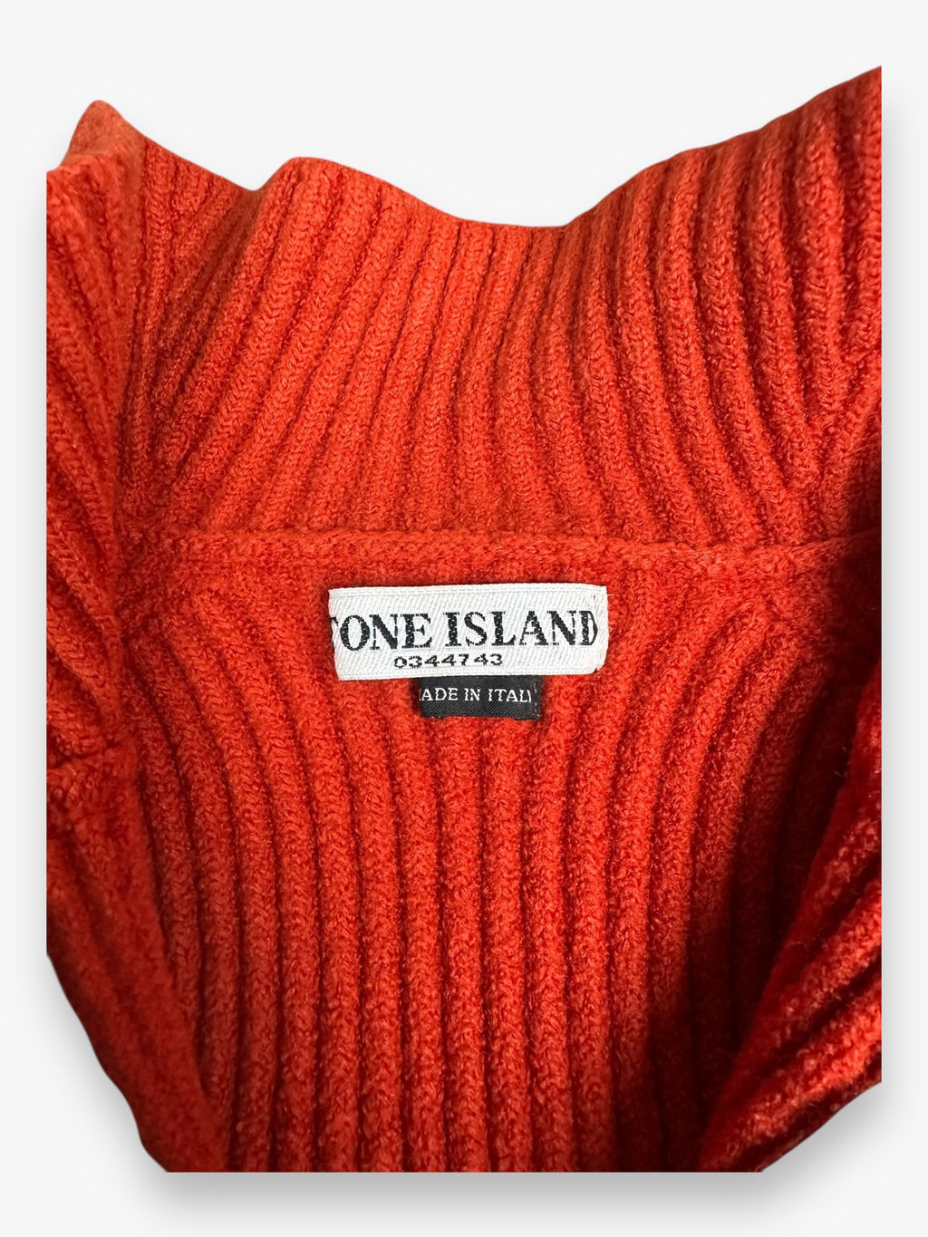 Stone Island Sweater Knit Orange vintage