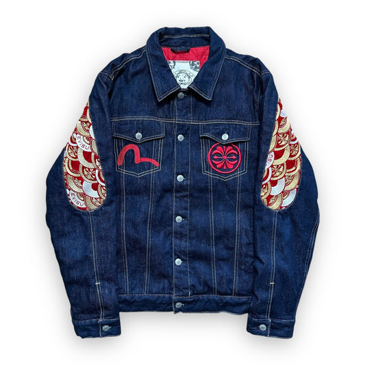 Jacket Evisu Denim Quilted Daicock Limited Edition Embroidery Seagull (L)