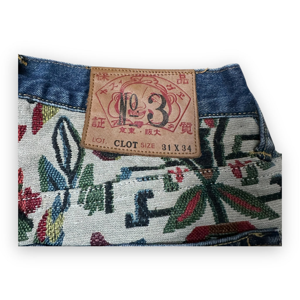 Jeans Evisu Seagull x Clot Embroidery