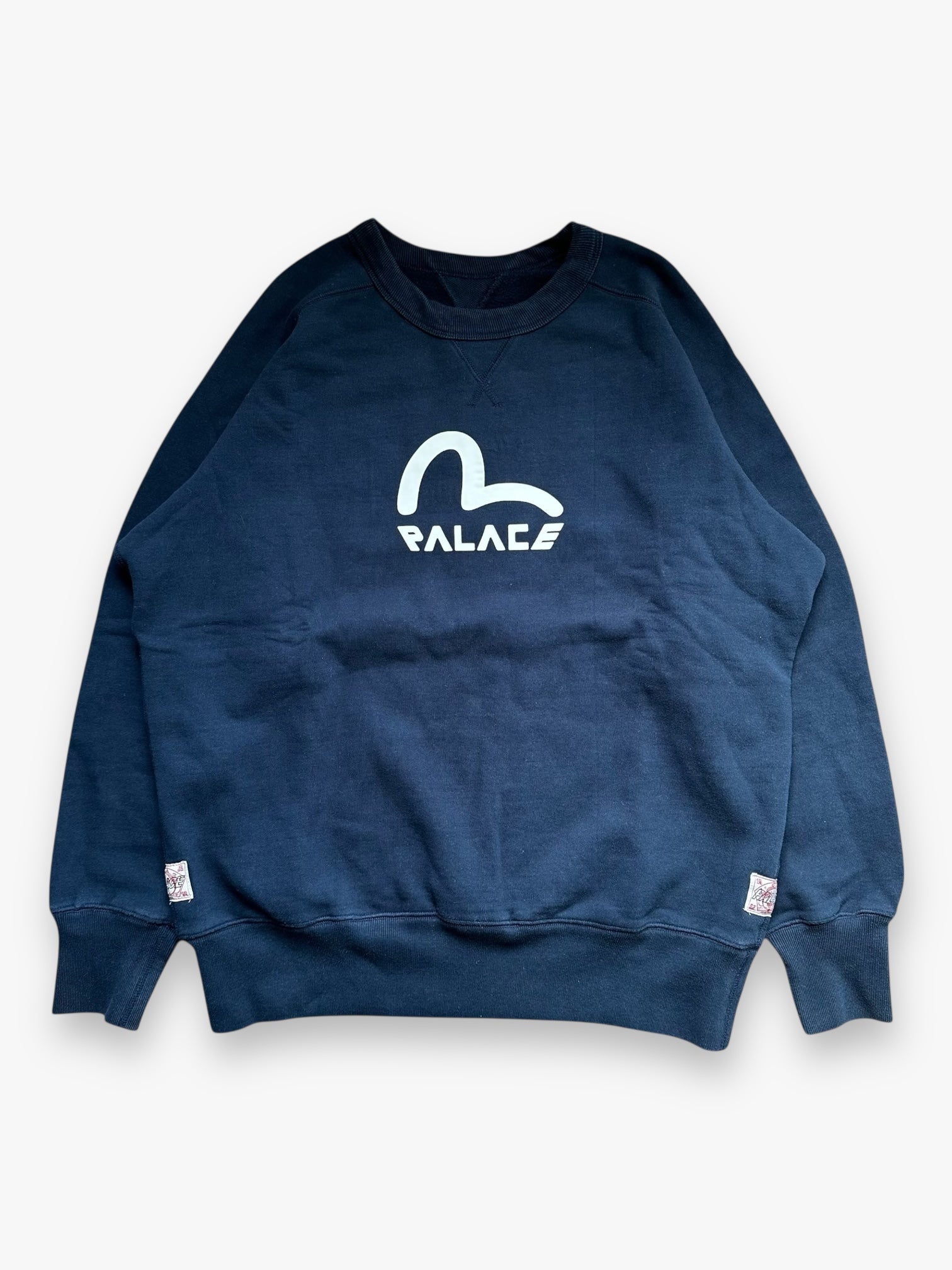 Evisu Palace Reversible Navy Crewneck Sweatshirt SS20