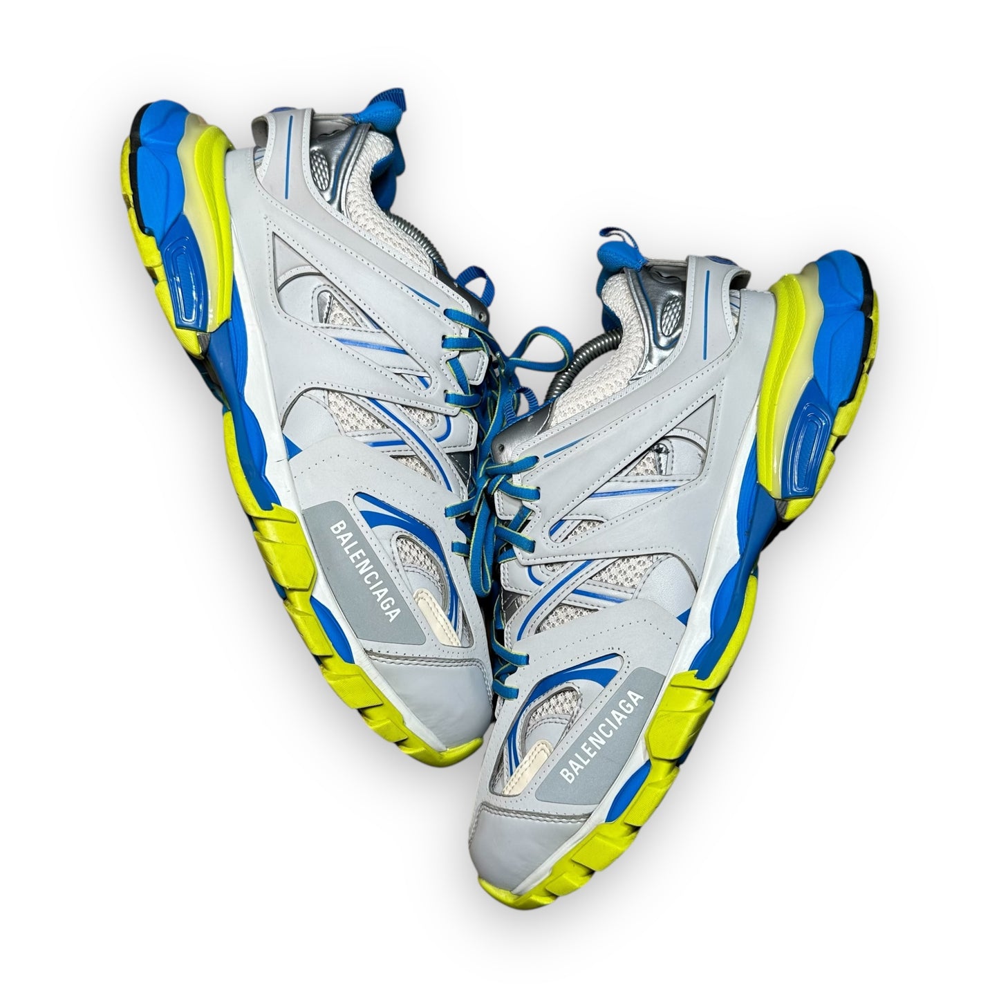 EU44 - US10 - UK9 • Balenciaga Track Grey Blue Yellow