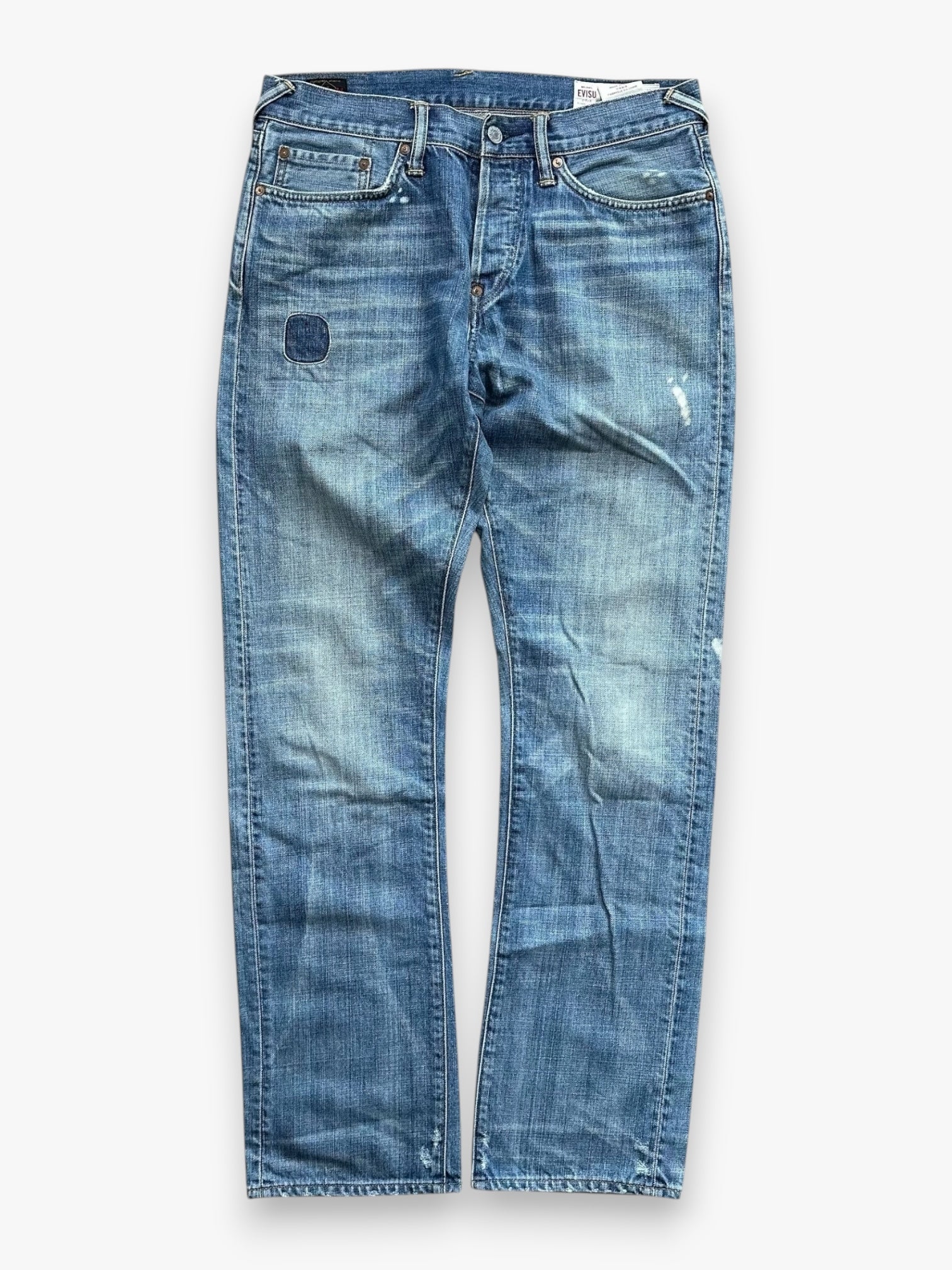 Jeans Evisu Seagull Faded Effect Lot 2008 Purple