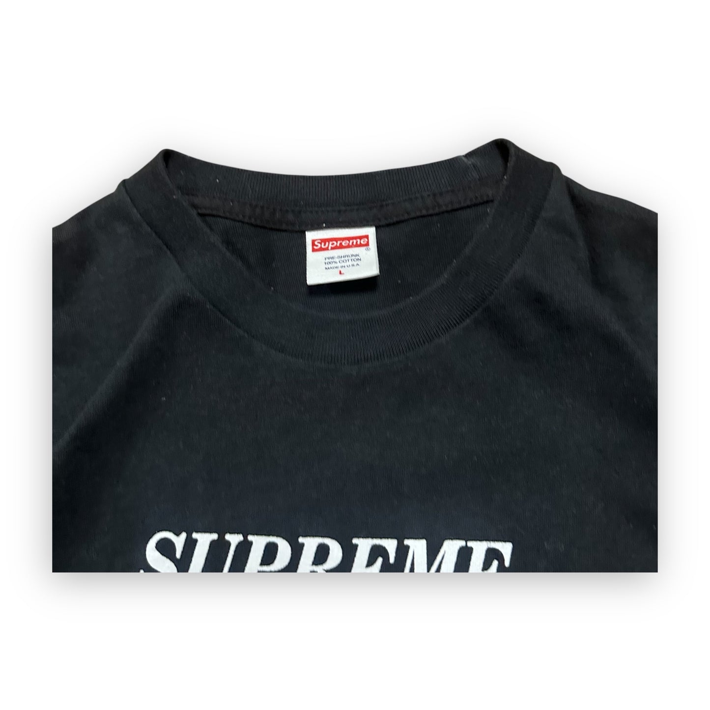 Tee Supreme Remember Black FW18 (L)