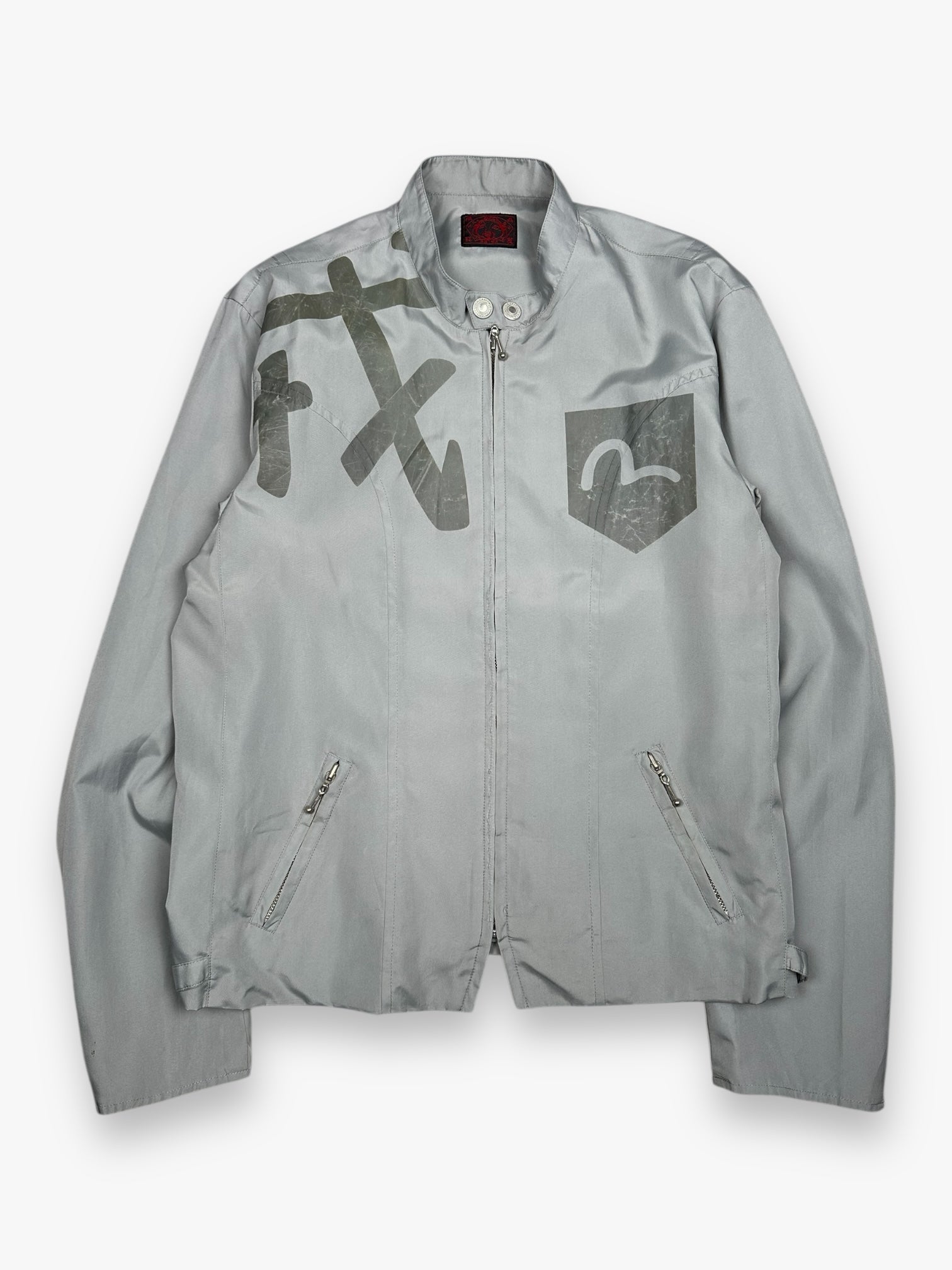 Evisu Zip Up Light Jacket Light Blue