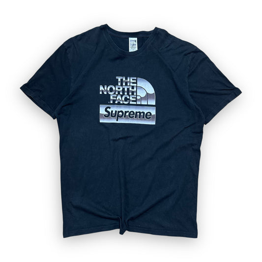Tee Supreme The North Face Metallic Logo Black SS18 (L)
