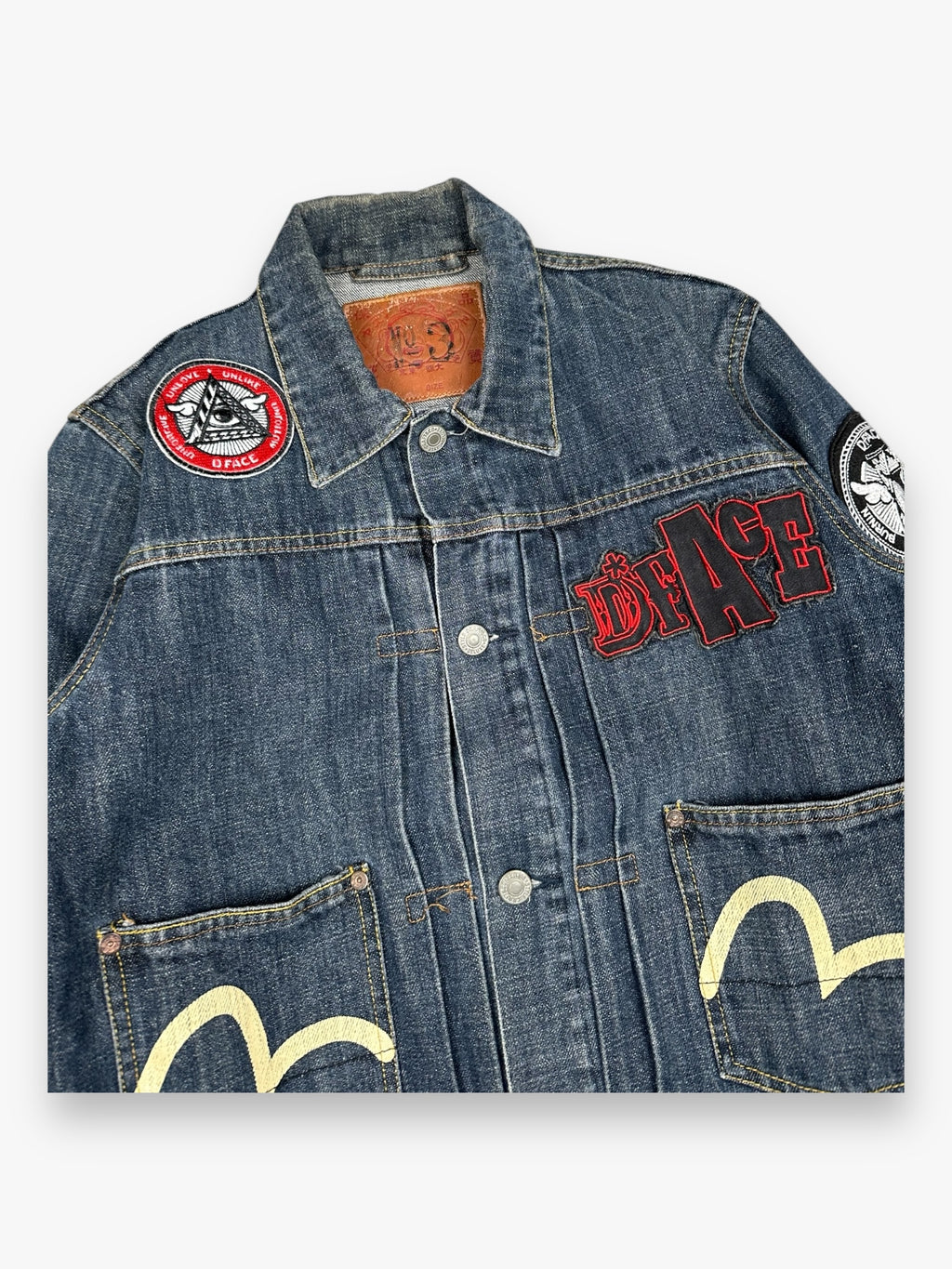 Evisu Denim Jacket D*Face Light Blue