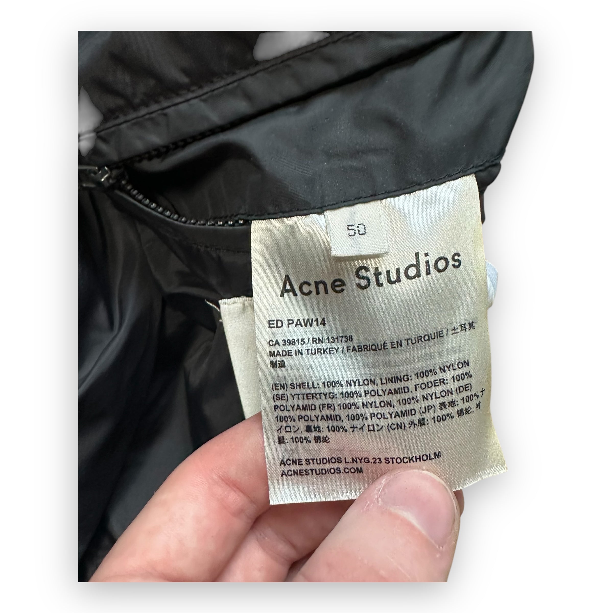 Jacket Acne Studios Black