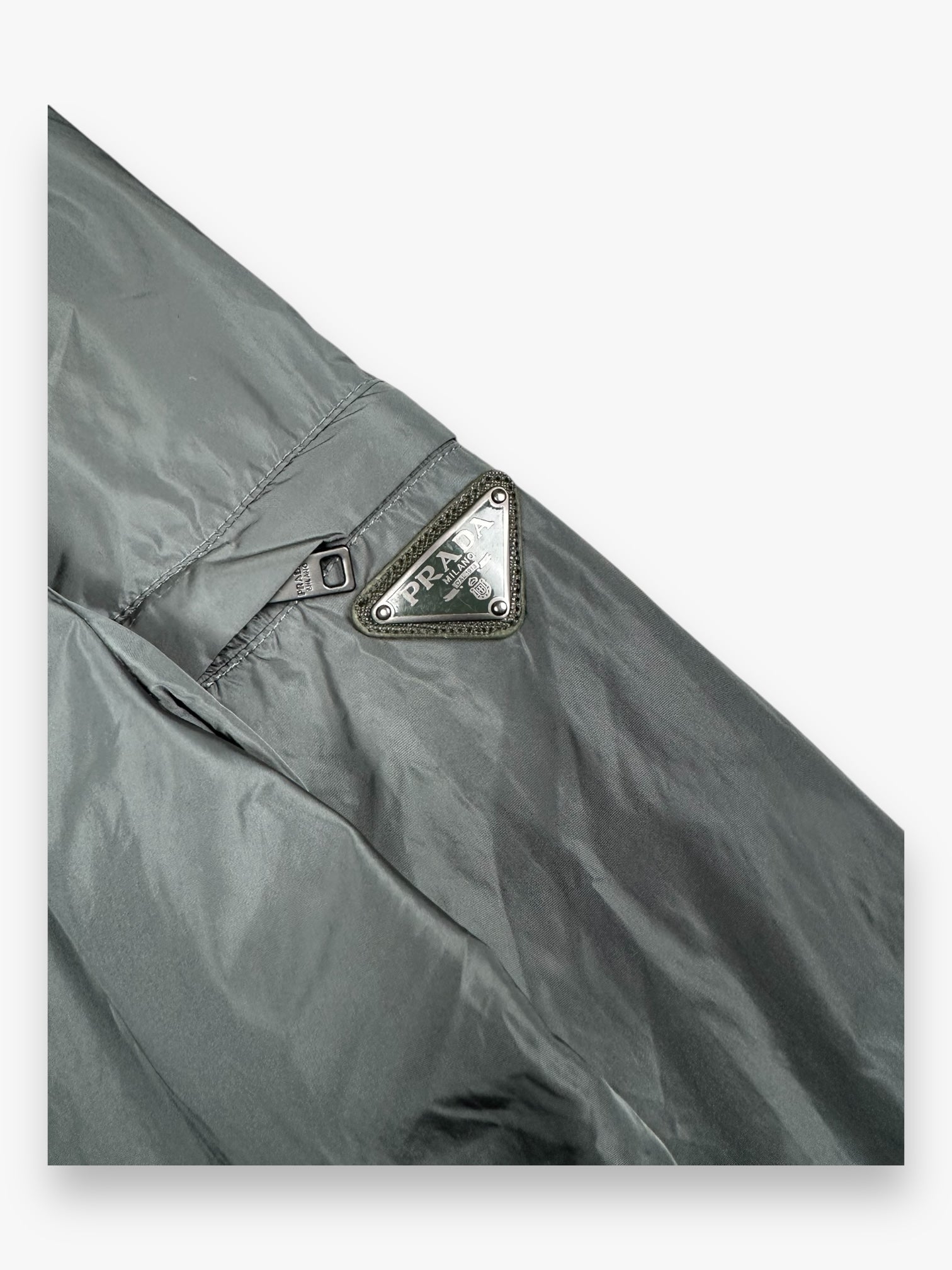 Jacket Prada Nylon Khaki AW15