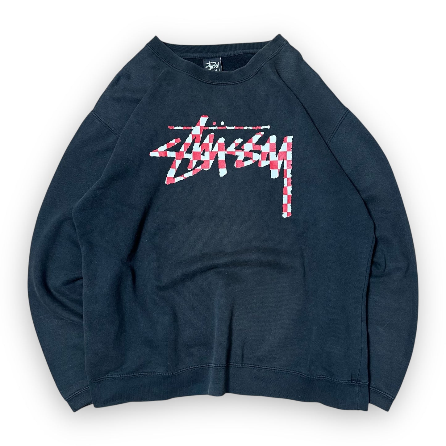 Sweatshirt Crewneck Stussy Tiles Black (L)