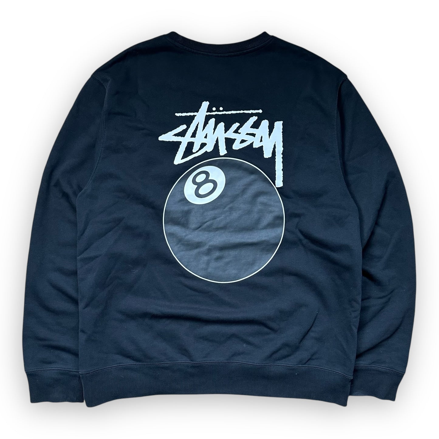 Sweatshirt Crewneck Stussy 8balls Black (L)