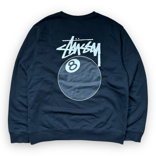 Sweatshirt Crewneck Stussy 8balls Black (L)