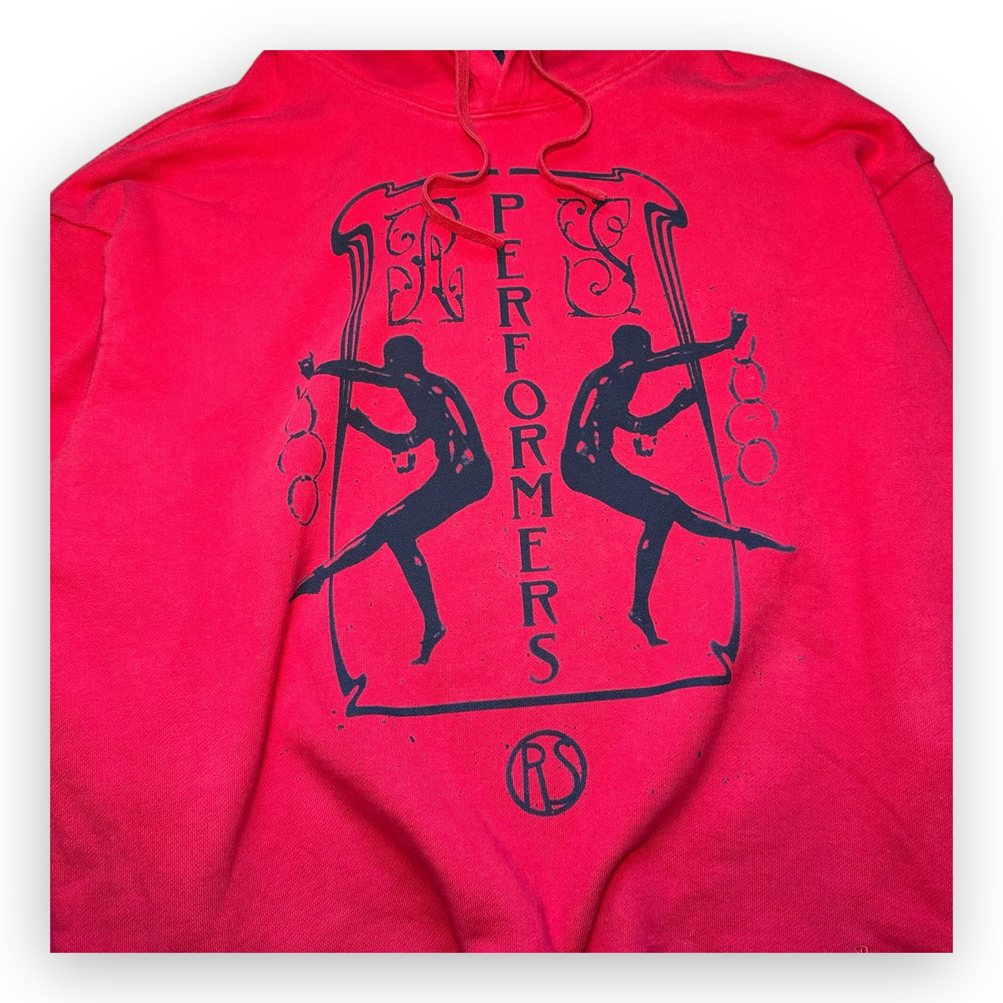 Sweatshirt Hoodie Raf Simons Red Print SS19 (L)