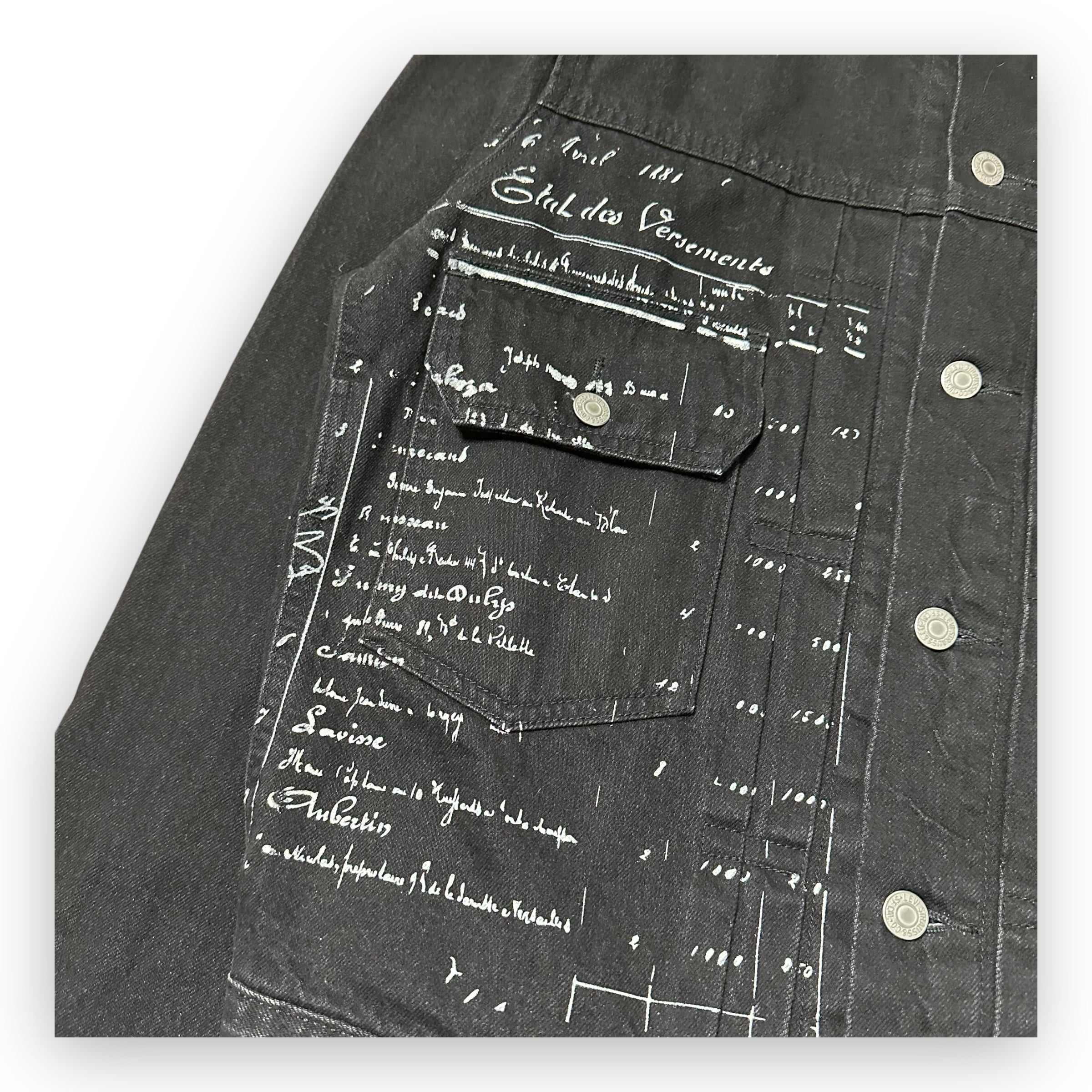 Jacket Levis x Denim Tears La Rançon Black