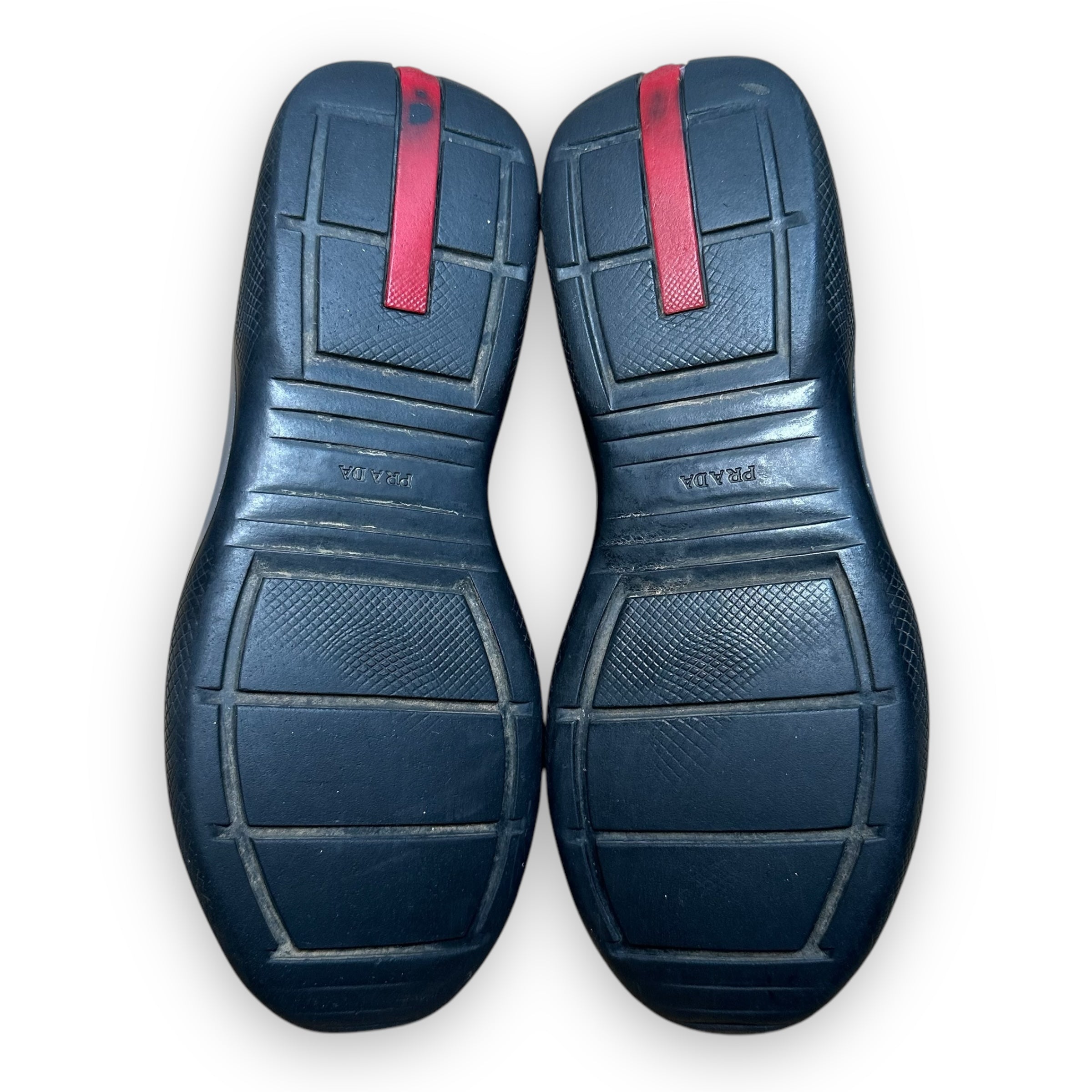 Prada America’s Cup Red Patent Grey vintage