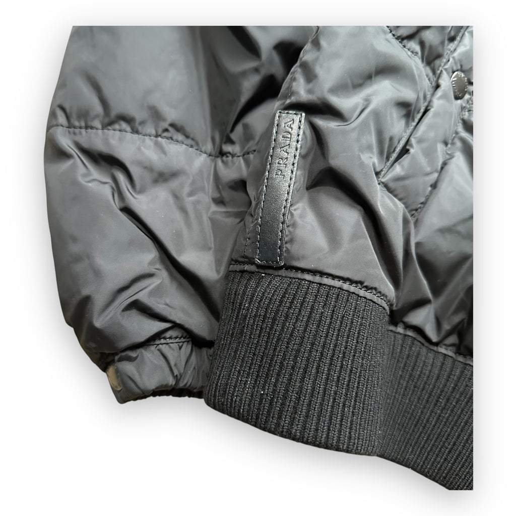 Puffer Jacket Prada Sport Black AW06