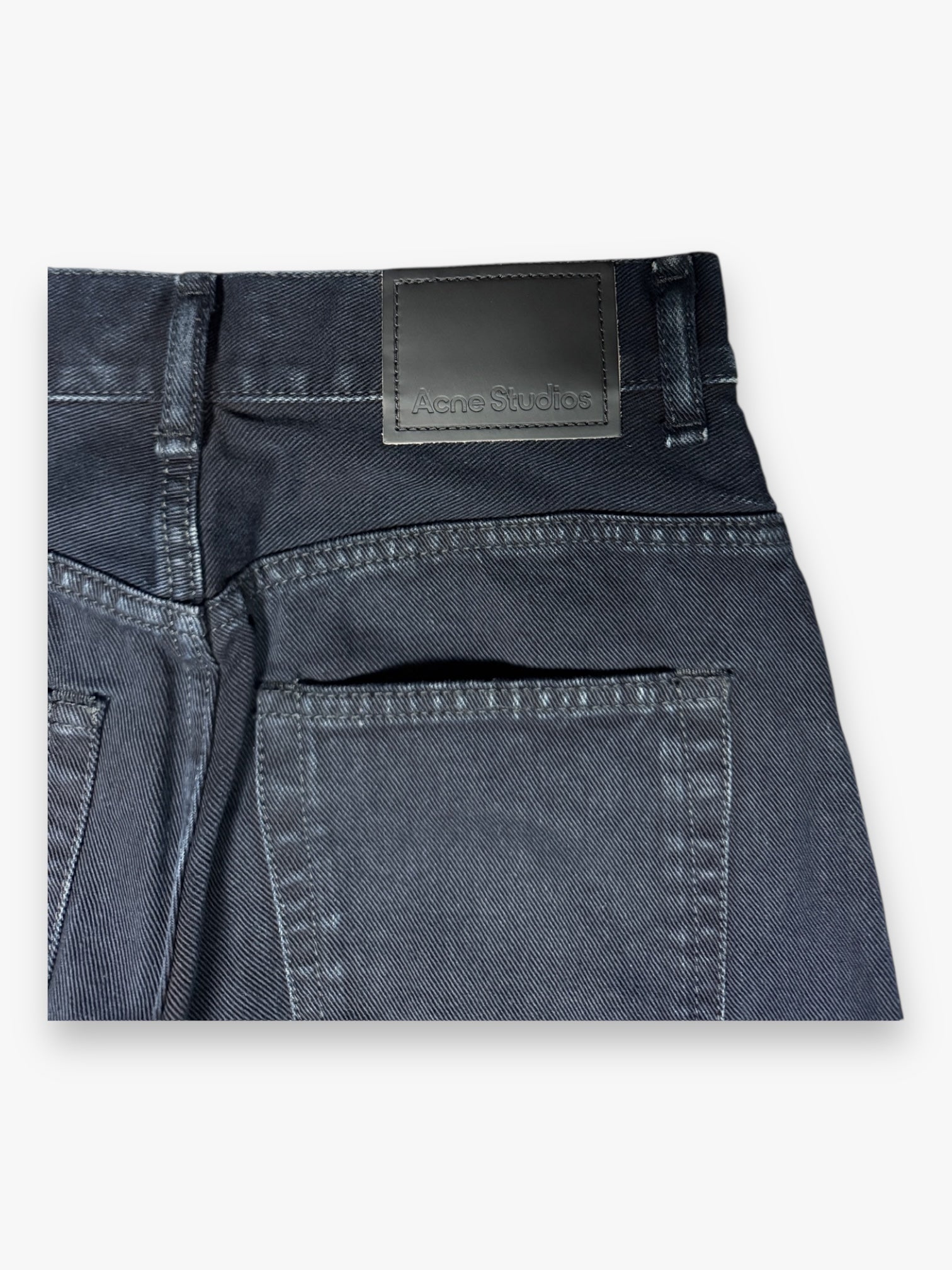 Acne Studios 1993 Black Ocean Wide-Leg Jeans – baapti.store