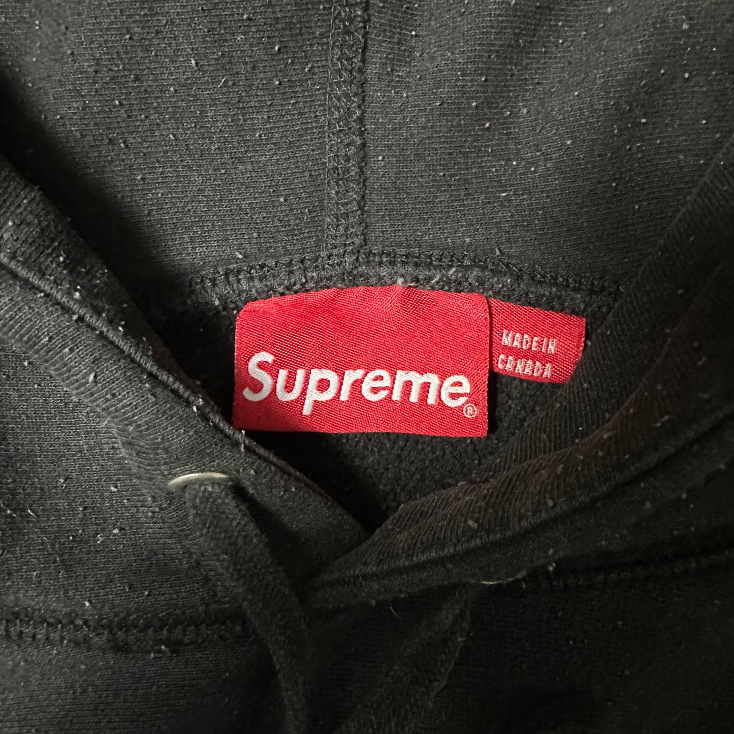Sweatshirt Hoodie Supreme Box Logo Black FW17 (M)