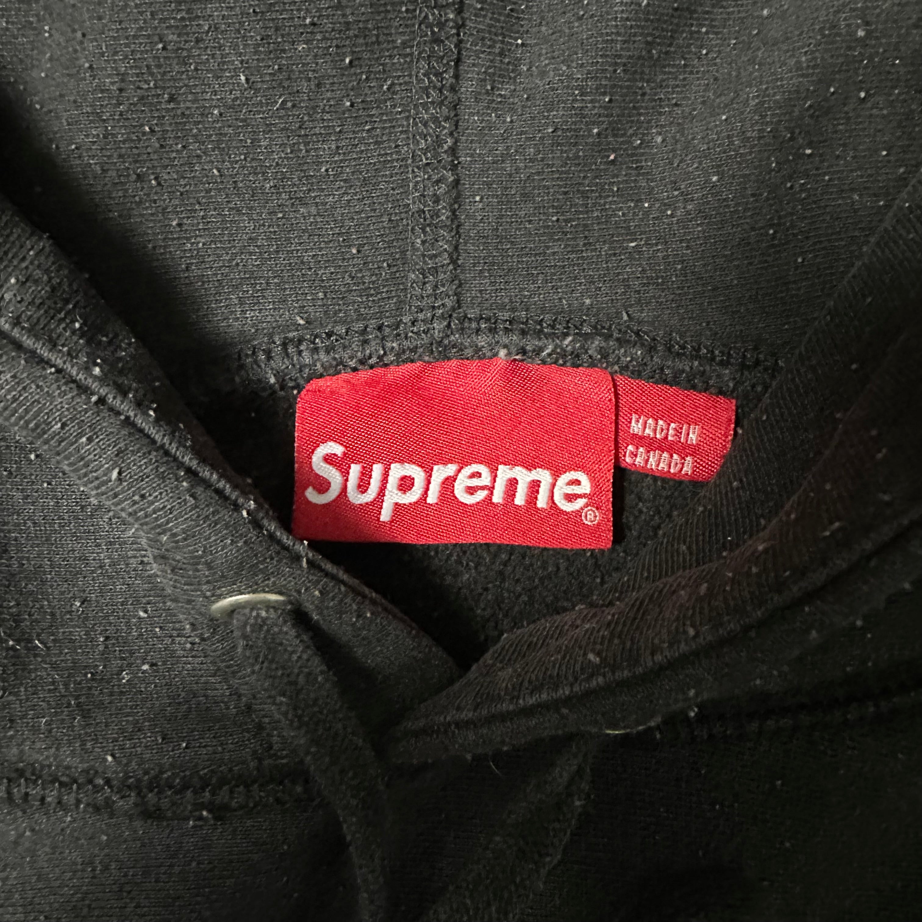 Sweatshirt Hoodie Supreme Box Logo Black FW17