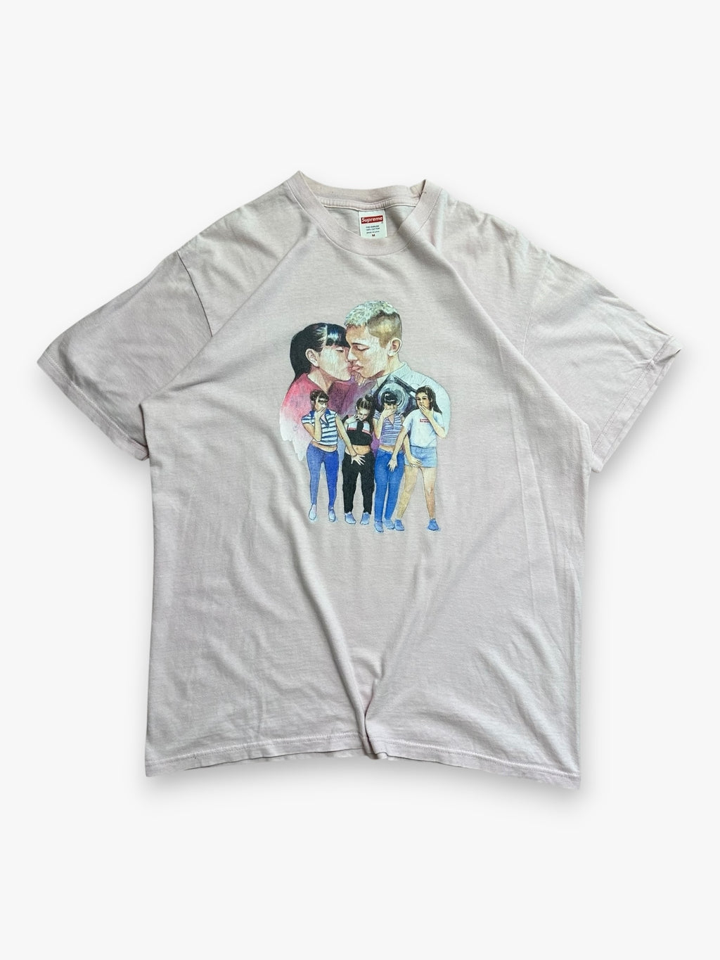 Tee Supreme Kiss Pink FW17