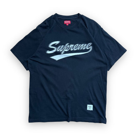 Tee Supreme Intarsia Script Black SS20 (M)