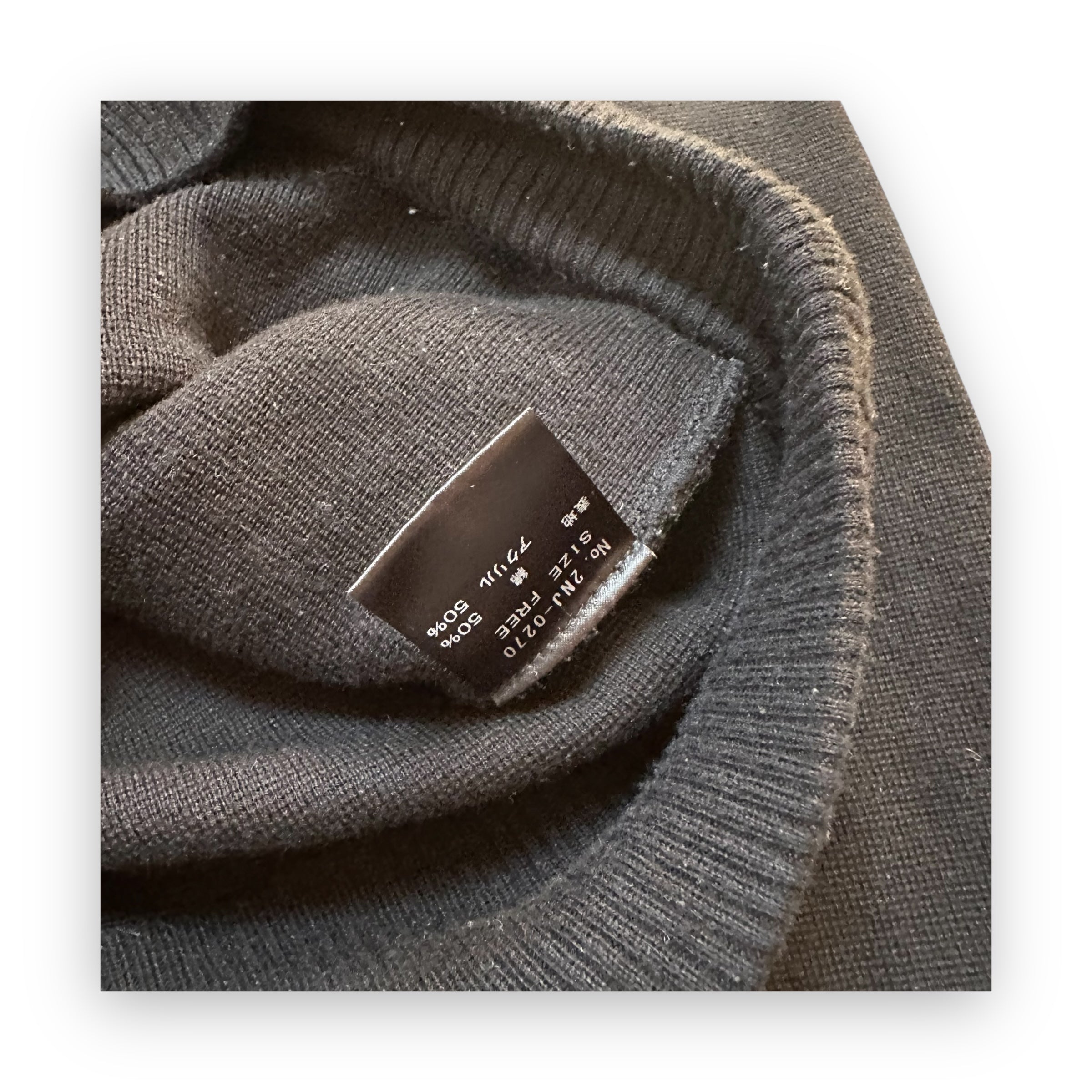 Sweater Histeric Glamour Flanel Zip Black