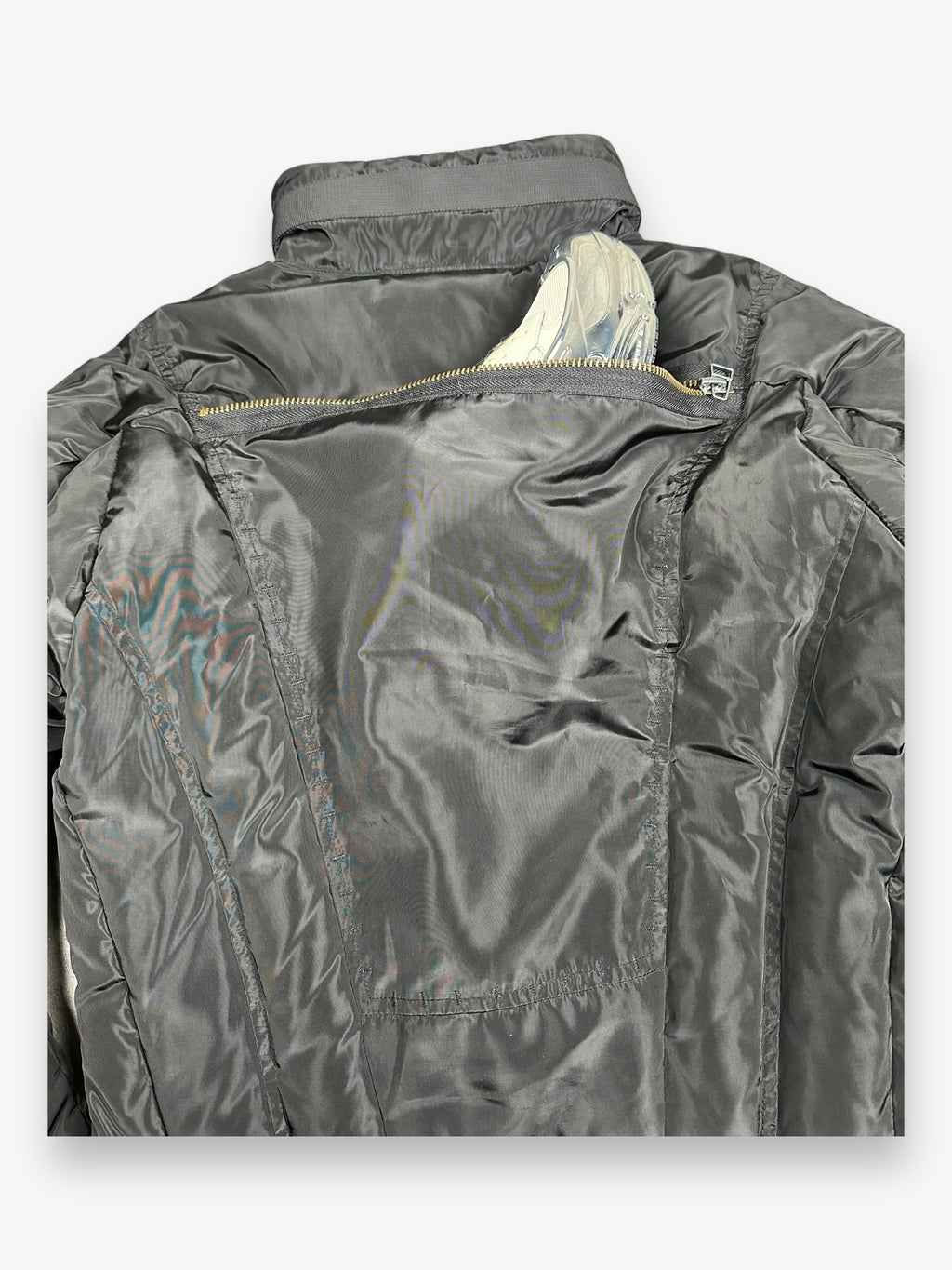 Puffer Jacket Marithe + Francois Girbaud 6-Zip Black AW07