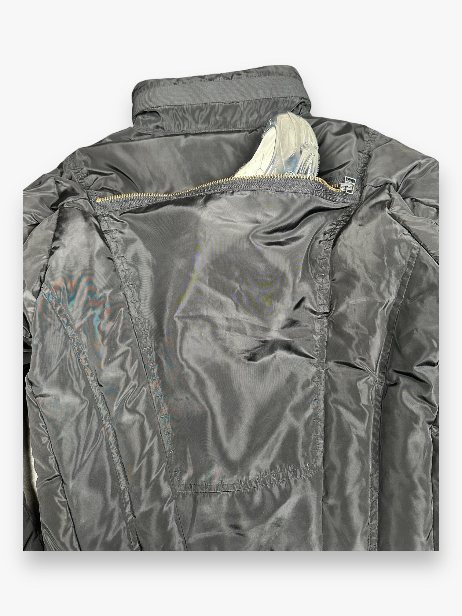 Puffer Jacket Marithe + Francois Girbaud 6-Zip Black AW07