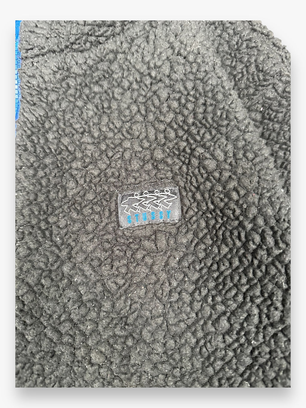 Stussy Fleece Jacket Black Blue
