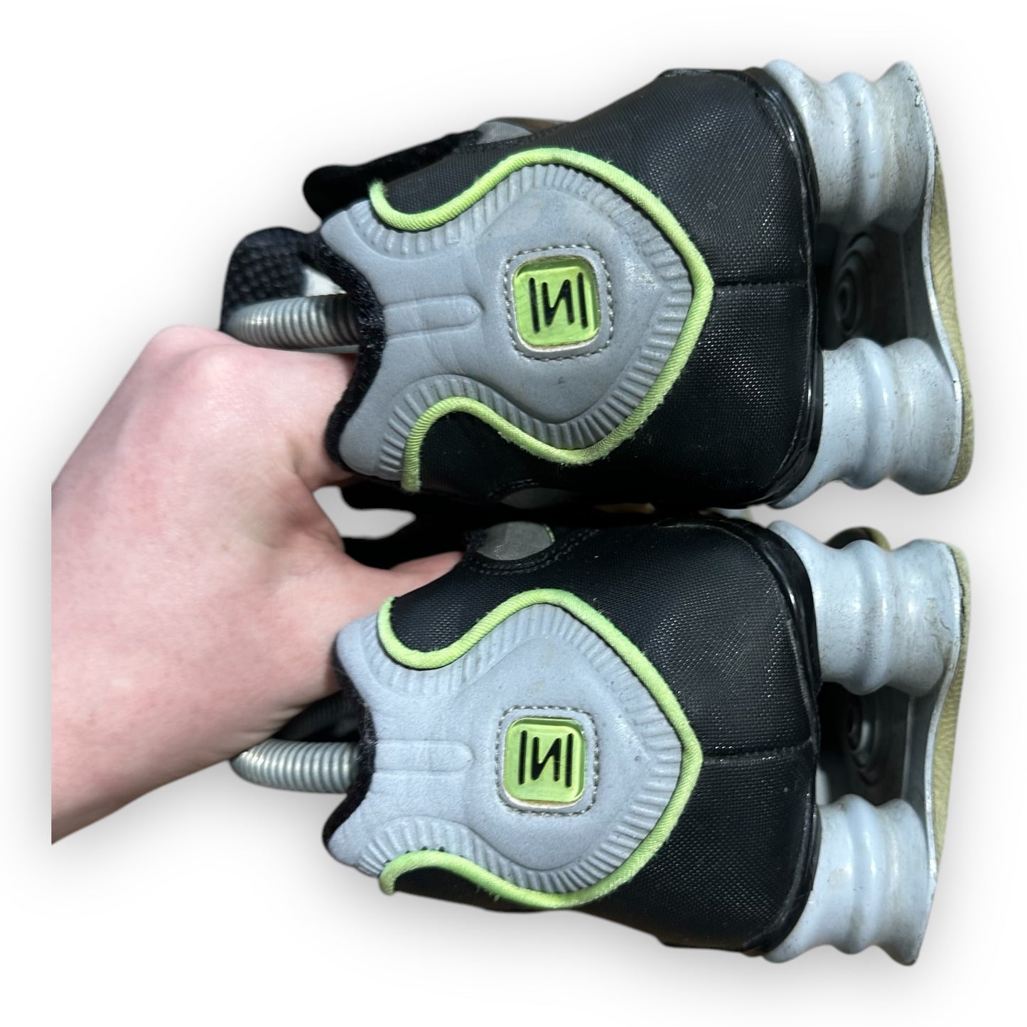 EU41 - US8 - UK7 • Shox TL Wolf Grey Lime Blast