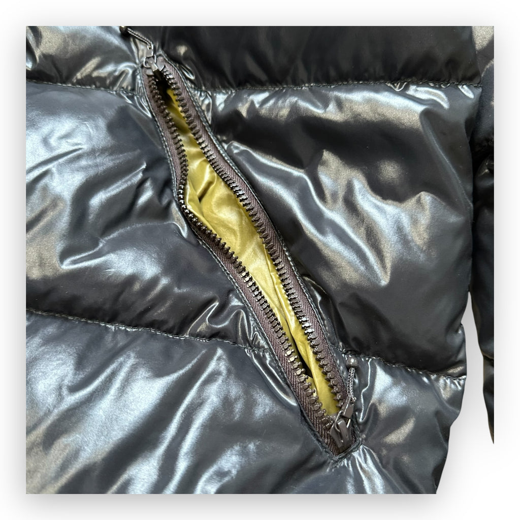 Puffer Jacket Duvetica Full Zip Black Olive