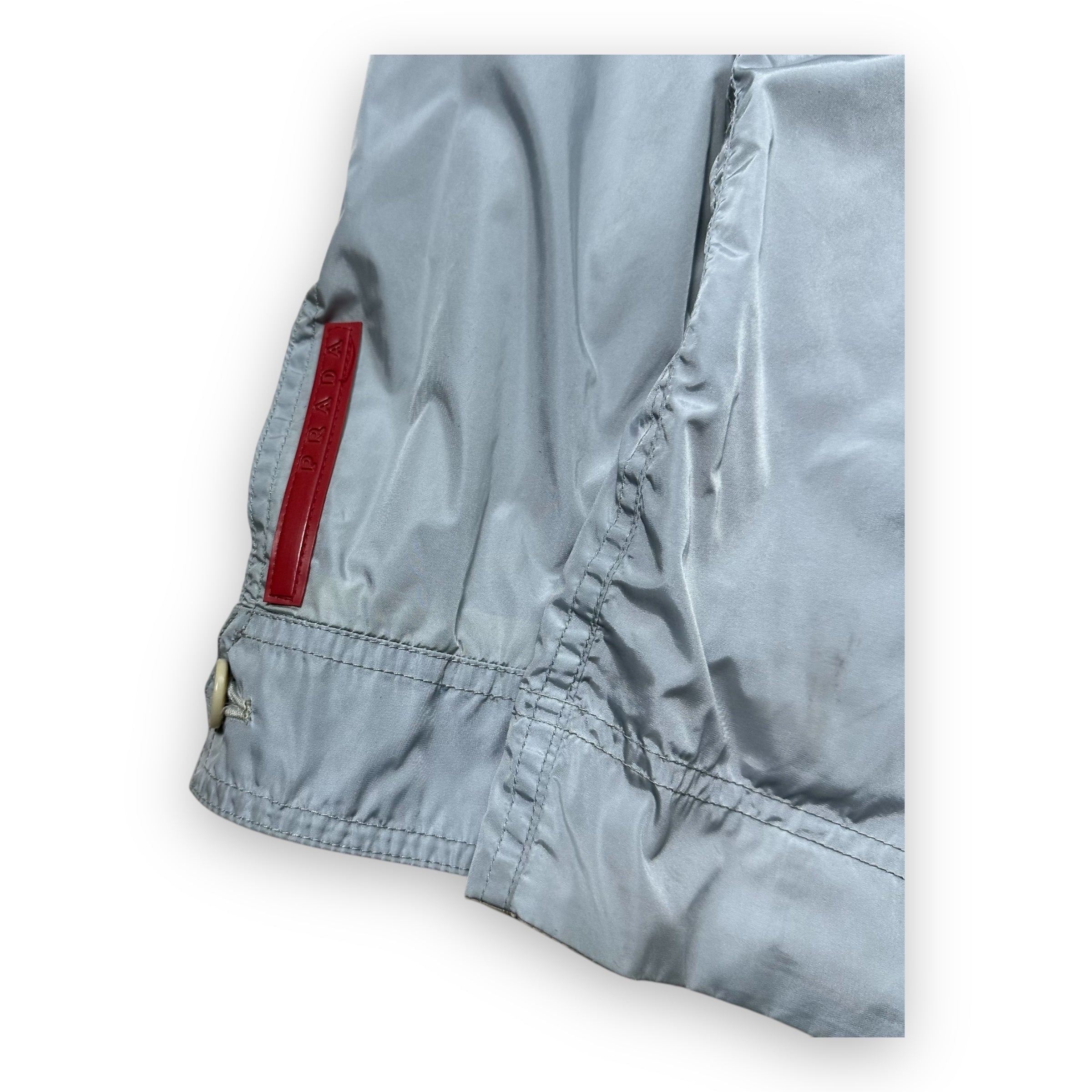 Jacket Prada Sport Reversible Nylon Cream Blue