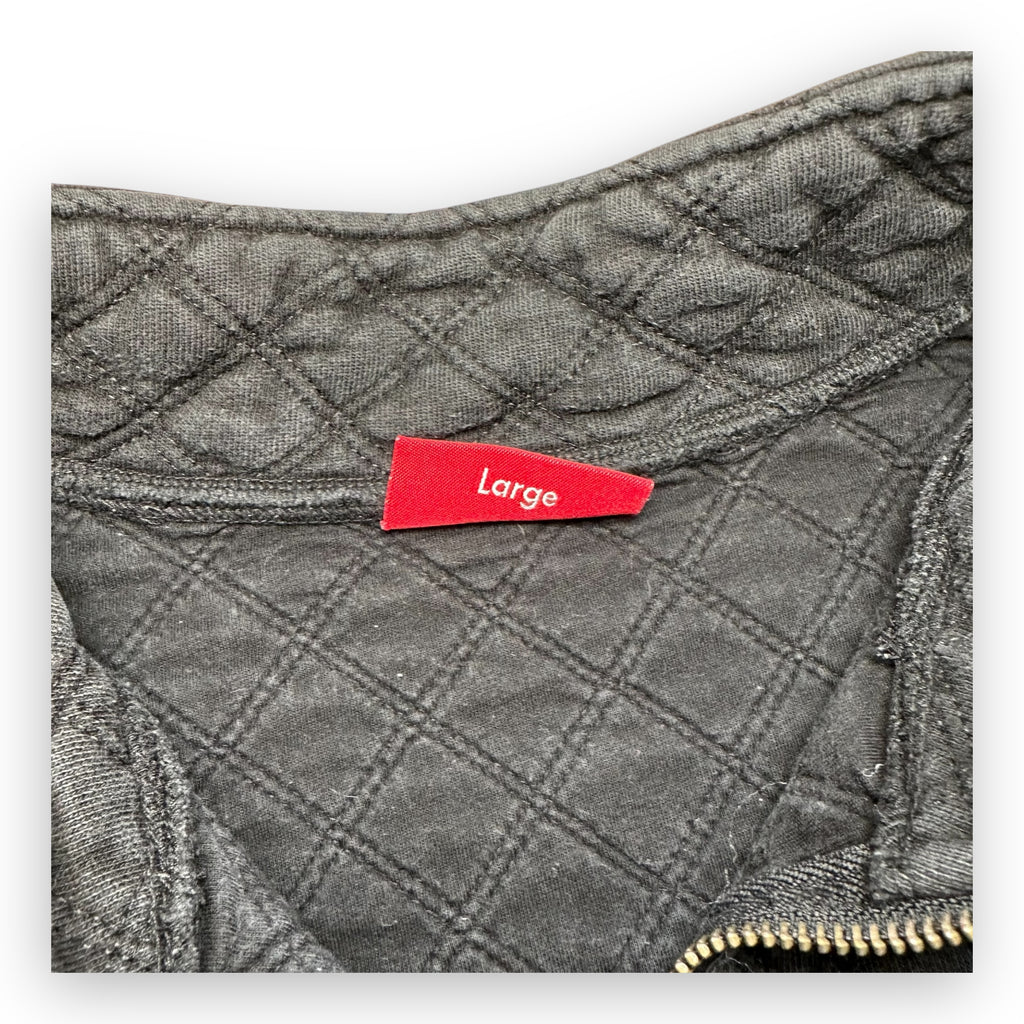 Sweatshirt Half Zip Supreme Forever Black SS19