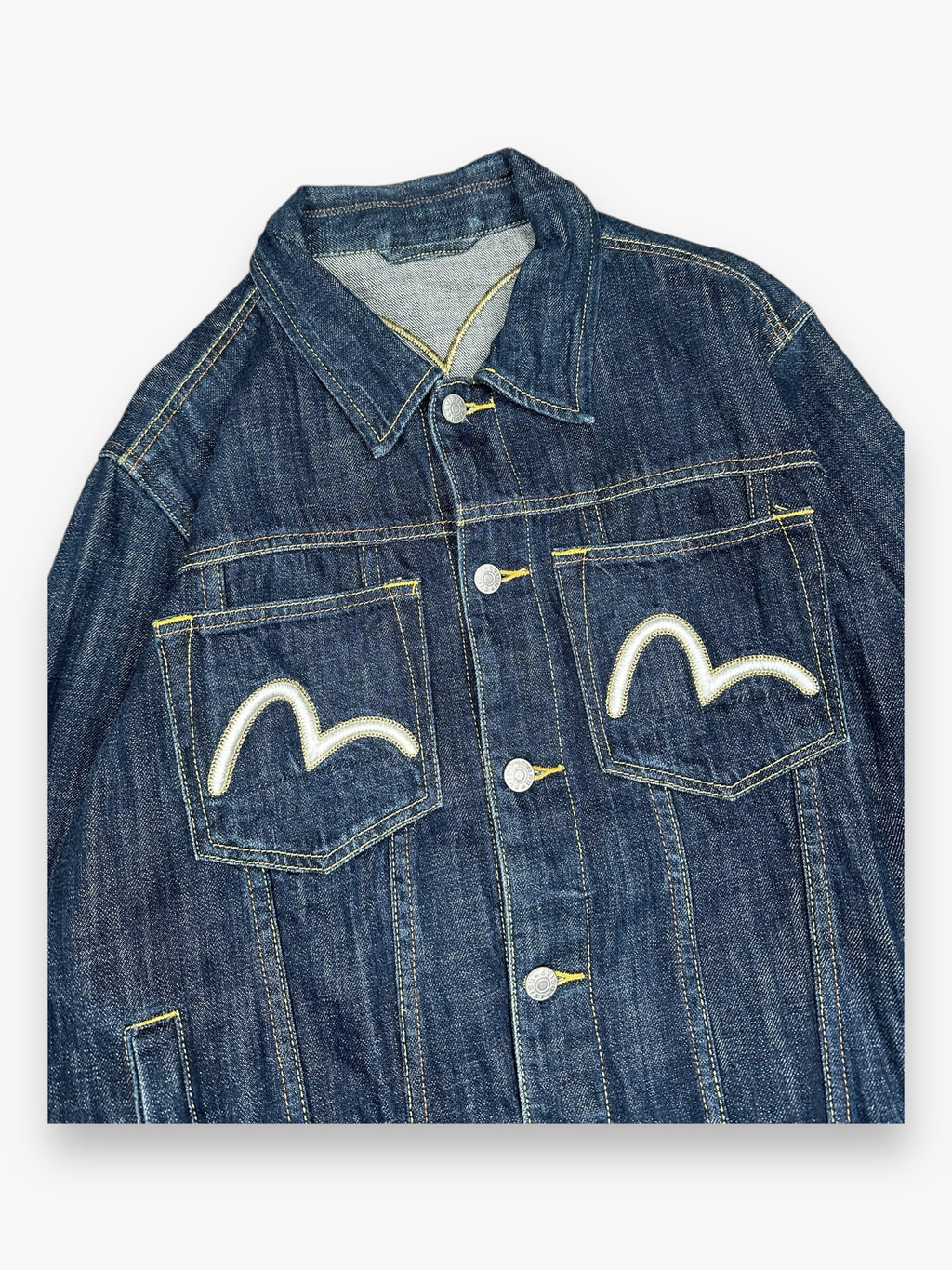 Evisu Denim Jacket Daicock Gold Blue