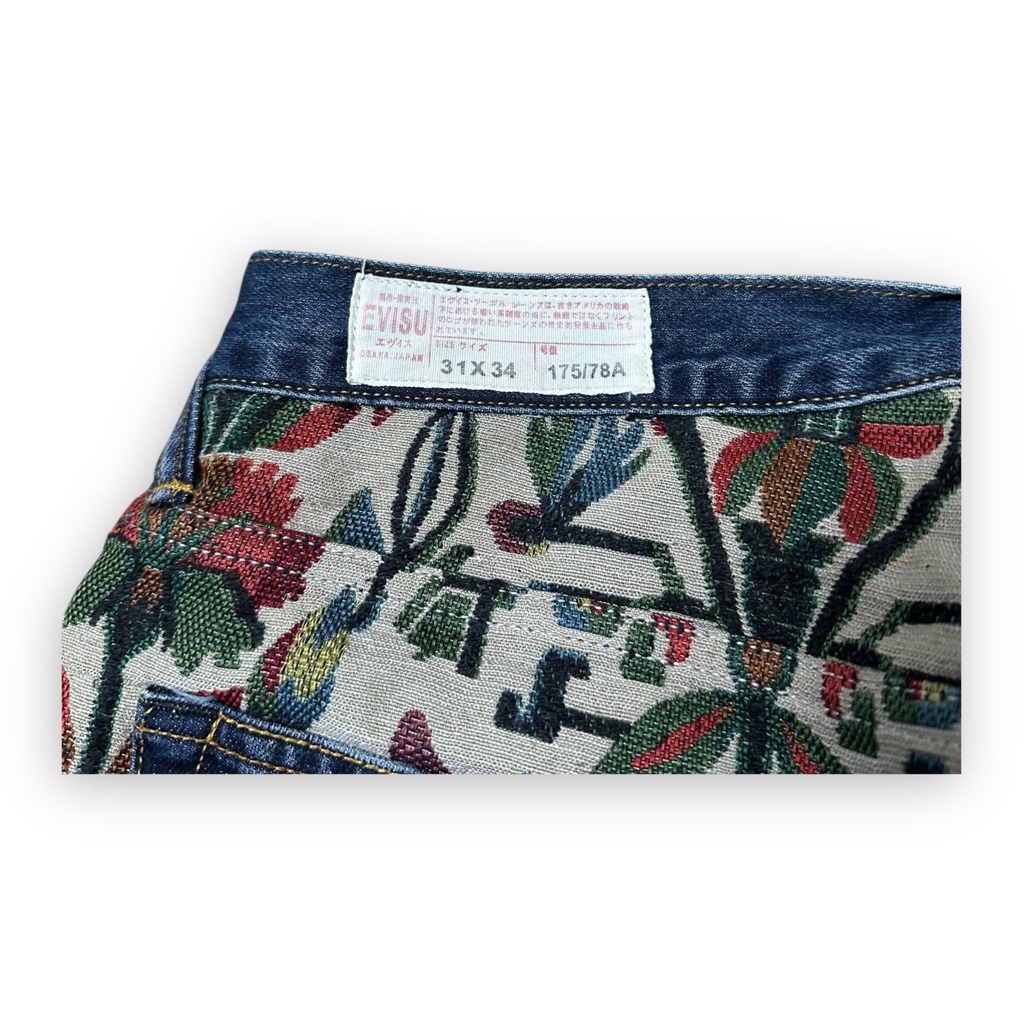 Jeans Evisu Seagull x Clot Embroidery (S)