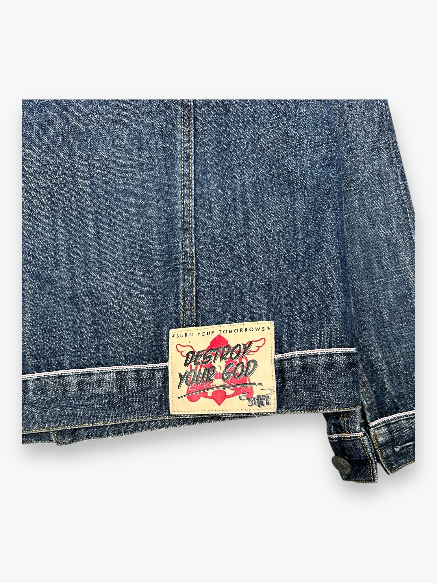 Evisu Denim Jacket D*Face Light Blue