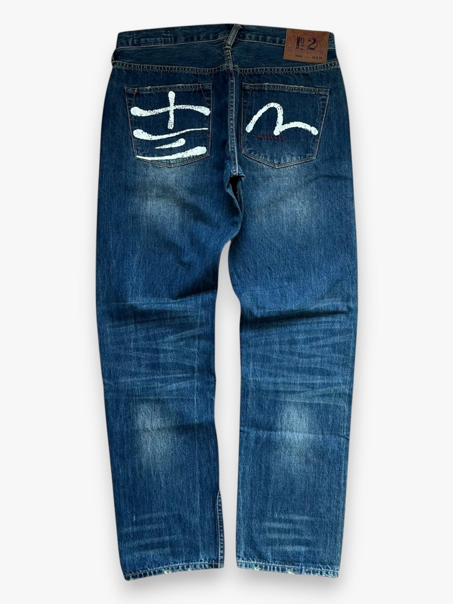Jeans Evisu Seagull White Lot 2008