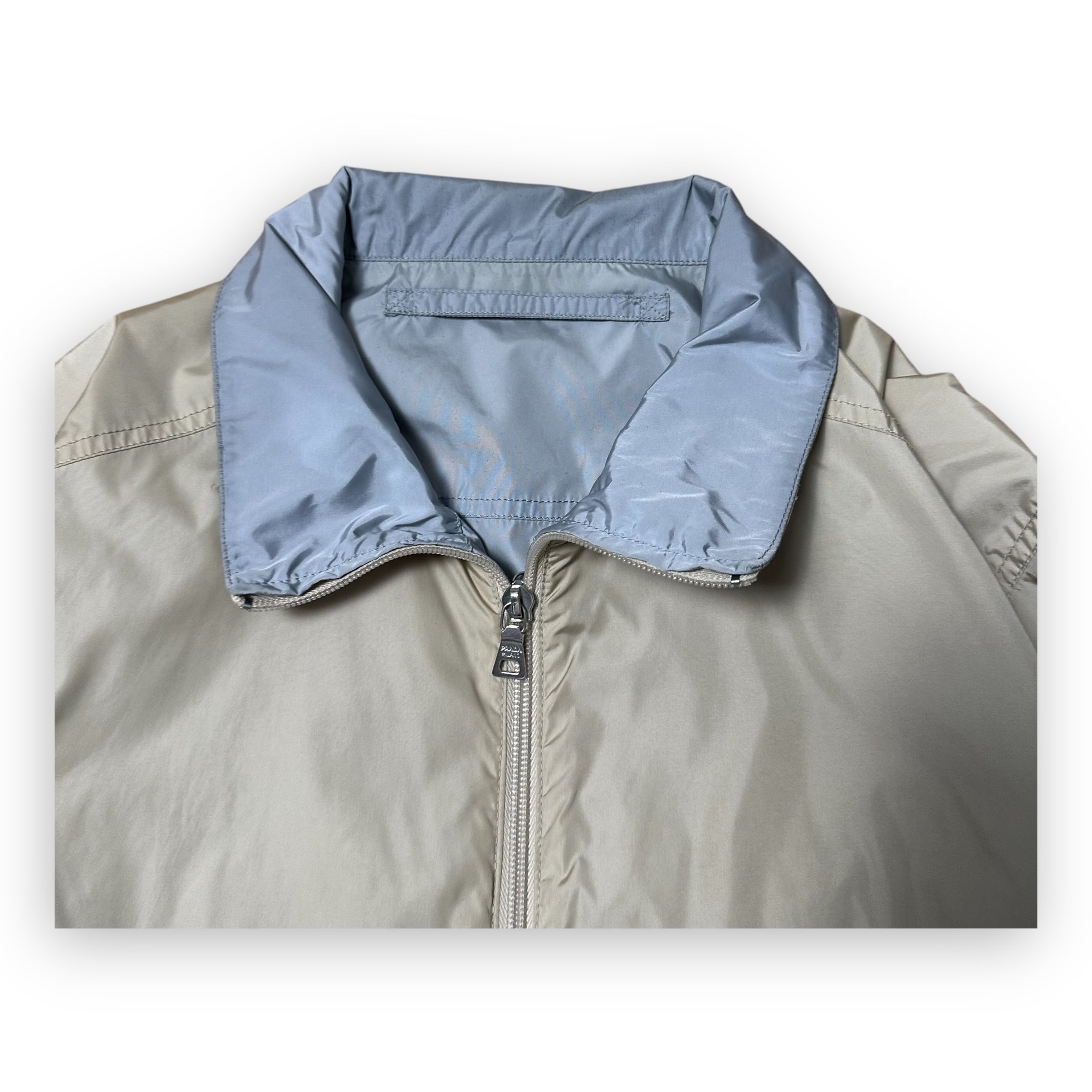 Jacket Prada Sport Reversible Nylon Cream Blue