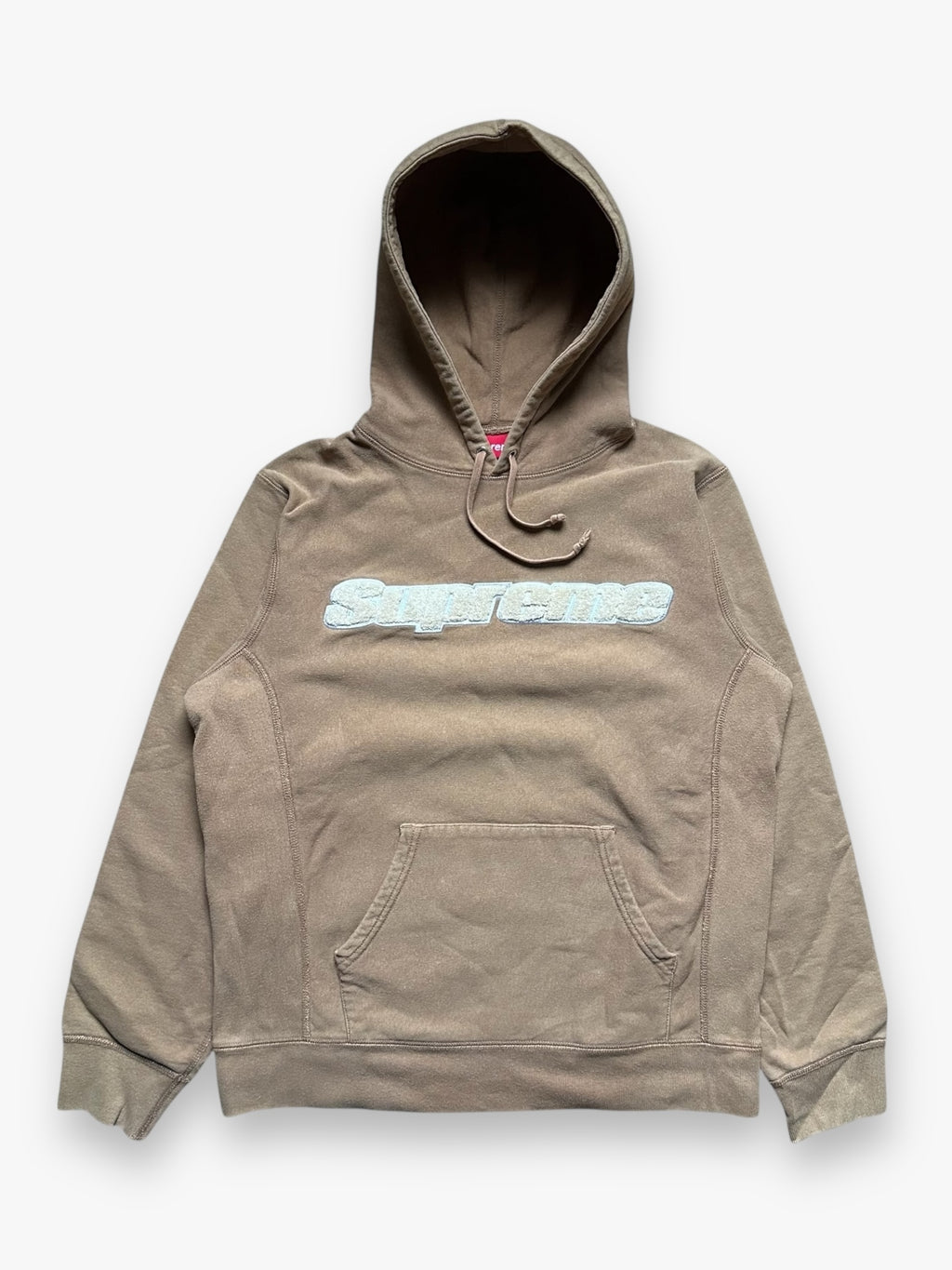 Sweatshirt Hoodie Supreme Chenille Brown SS19