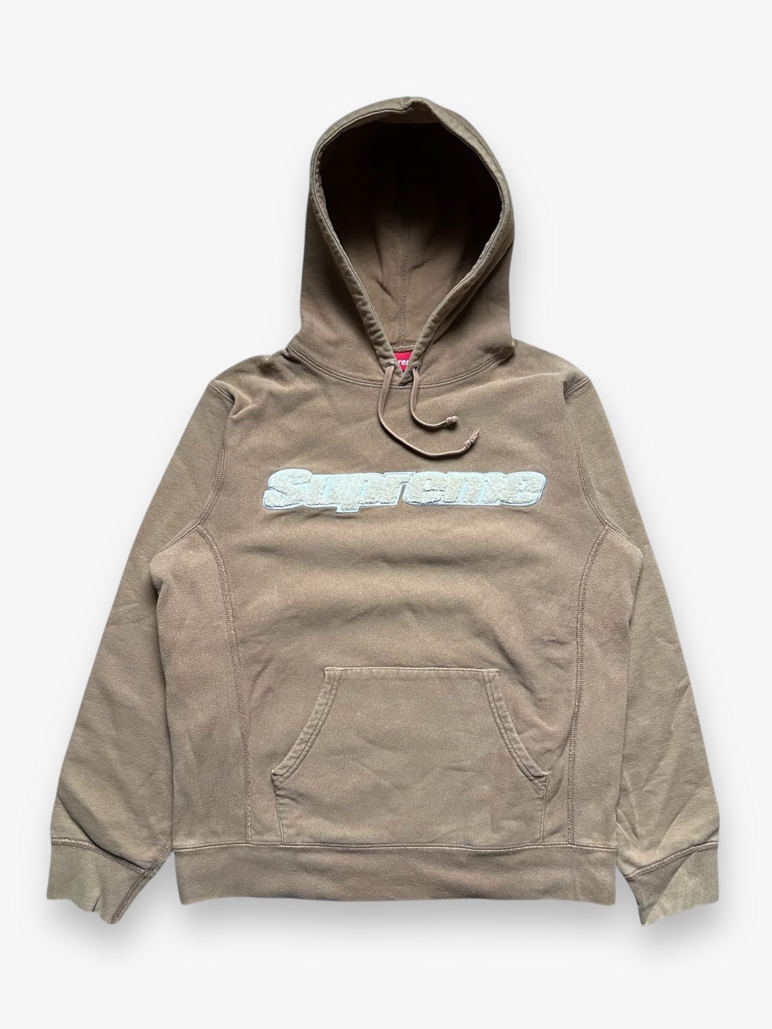 Sweatshirt Hoodie Supreme Chenille Brown SS19
